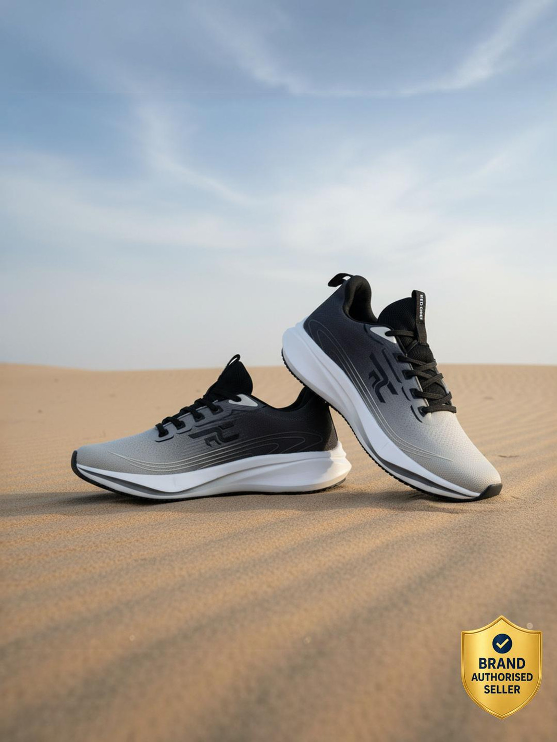 RED CHIEF Breathable Sports Lace-Up Running Shoes For Men
