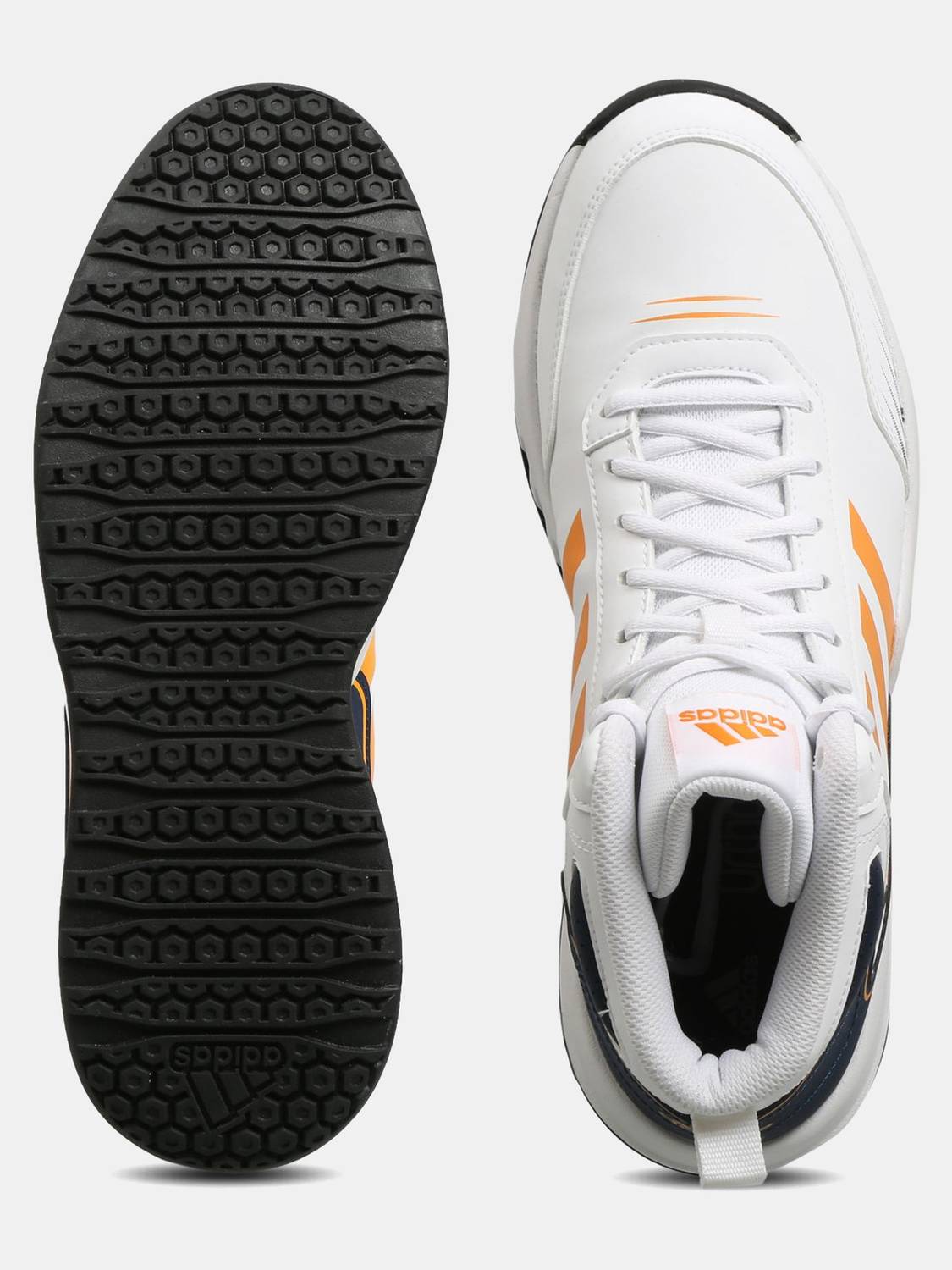 Adidas ExcelCourt M Basketball Shoes For Men White - Image 4