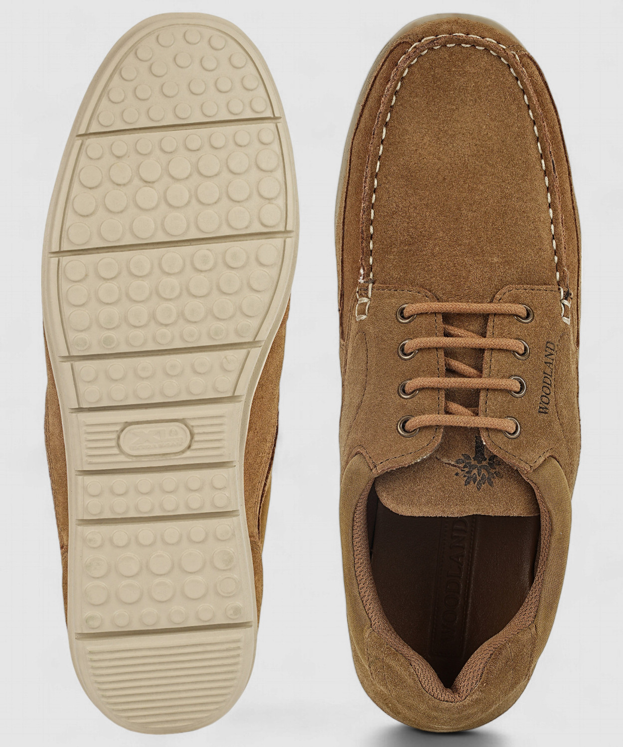 Image of WOODLAND Lace Up Lightweight Breathable Comfortable Daily Use Casuals For Men