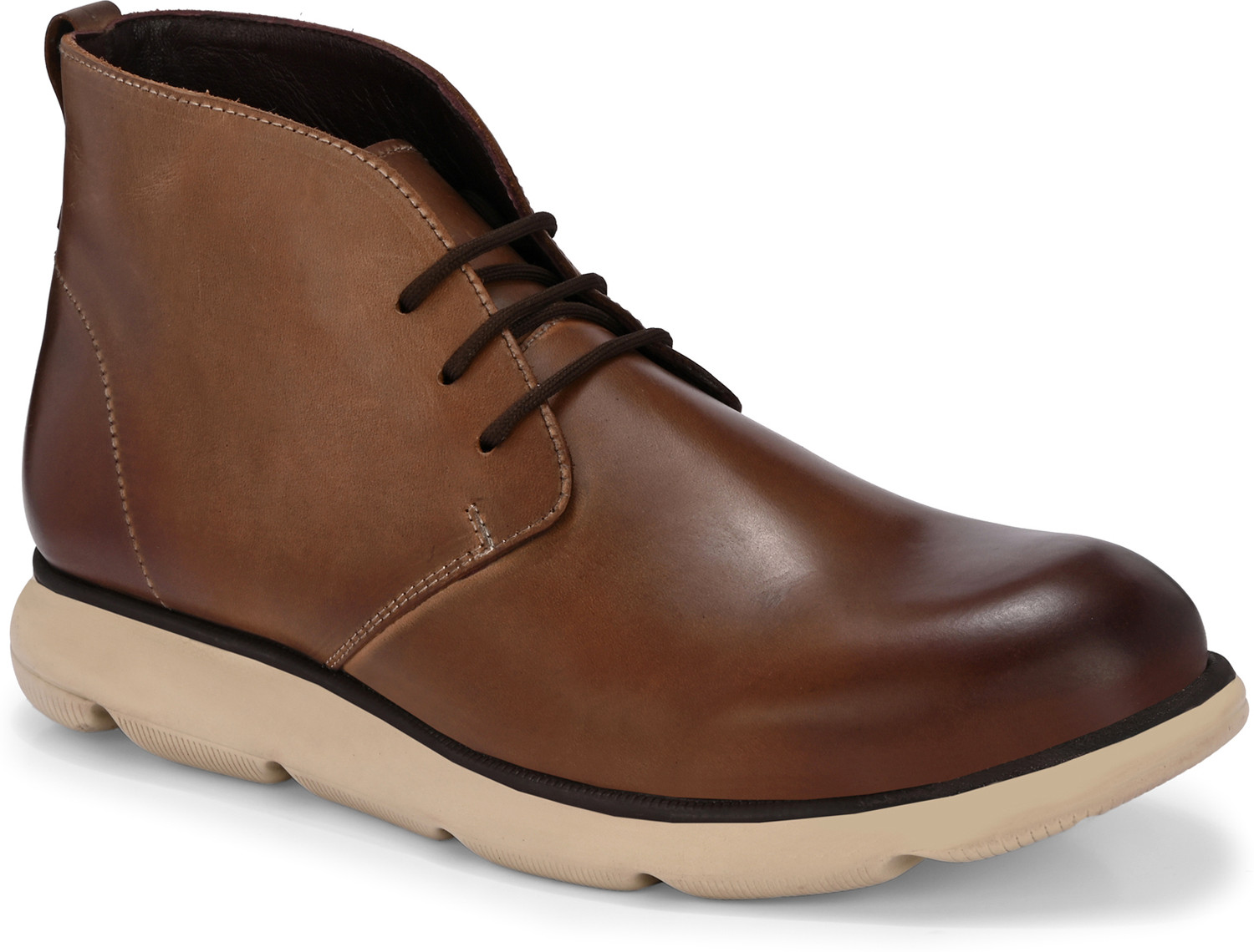 Image of Harrykson London Men's Rugged Vintage Leather Boots with Soft EVA Outsole Boots For Men