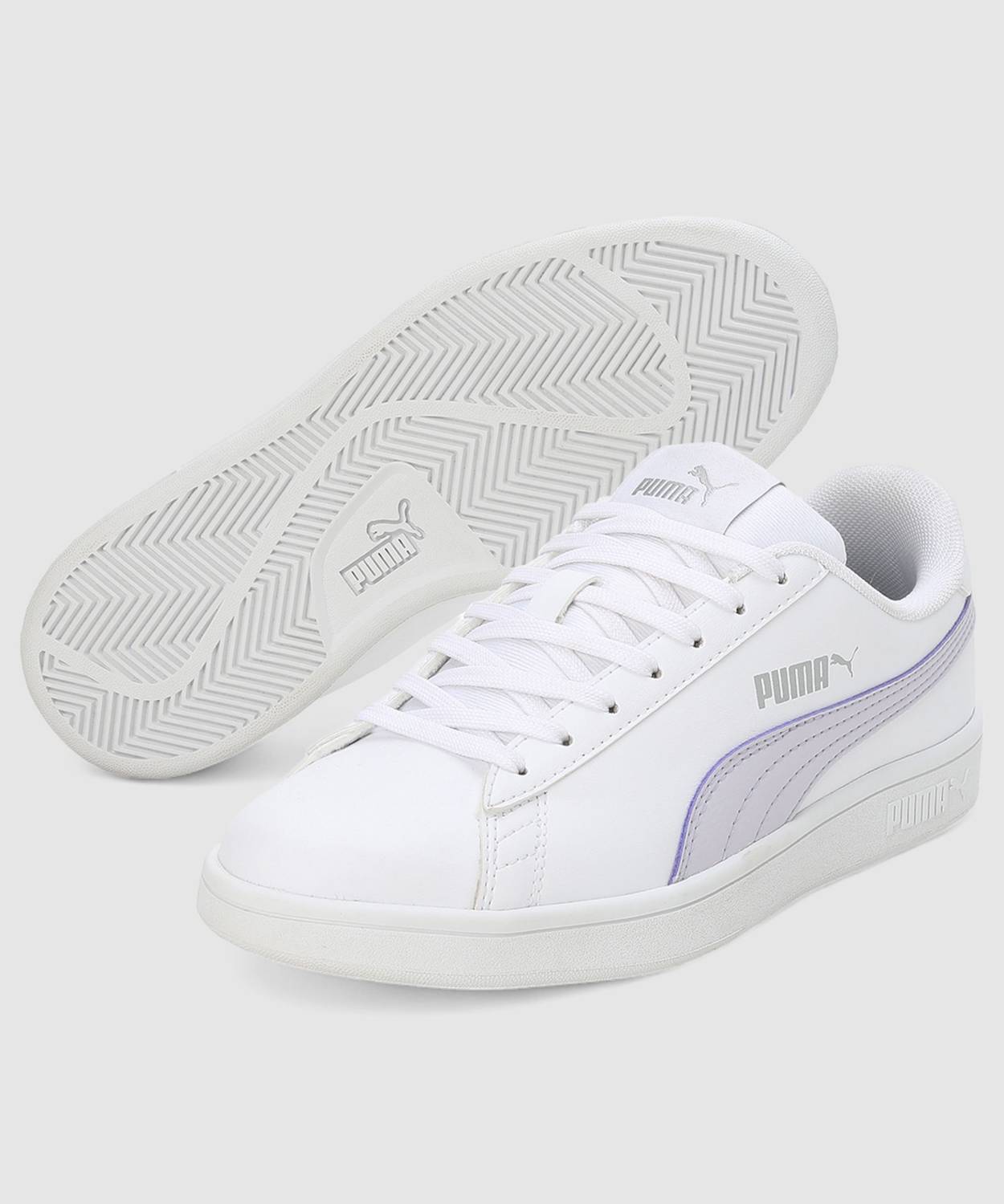PUMA Smashic Wmn White Running Shoes - Image 3