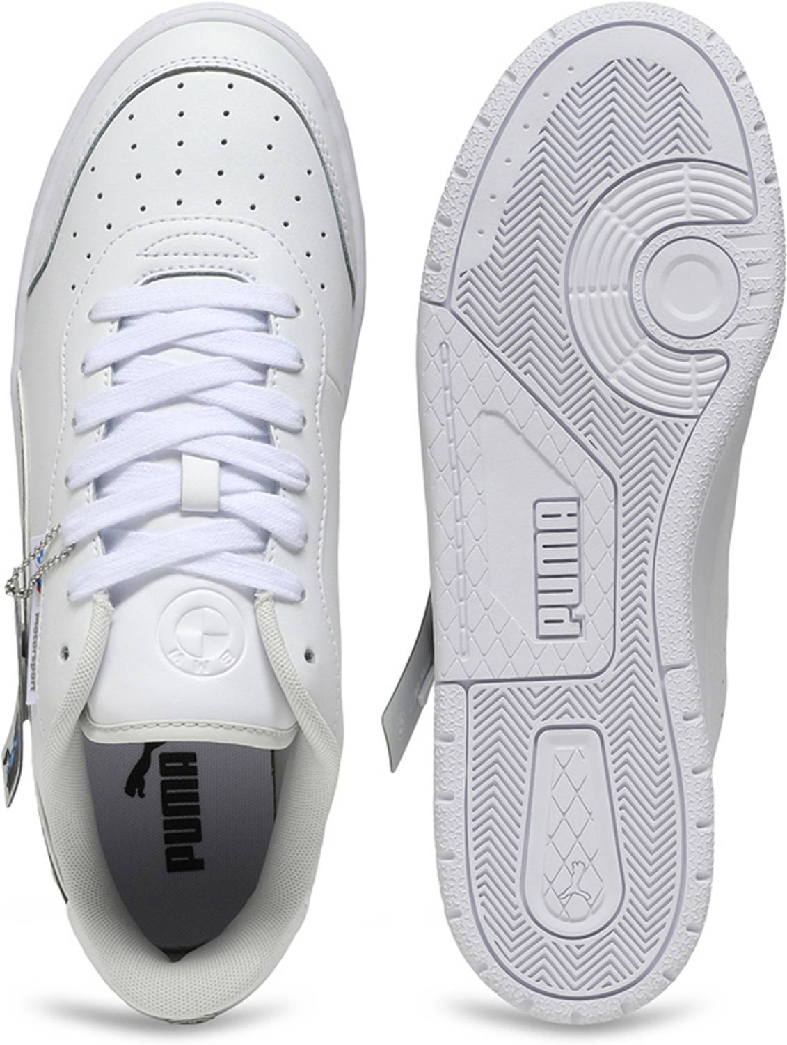 PUMA BMW M Motorsport CA Match Sneakers For Men White - Image 5