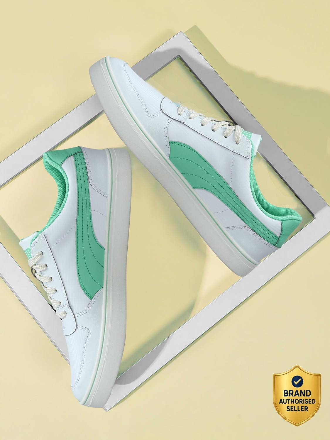 PUMA SkateCat Drift White Men's Sneakers - Image 1