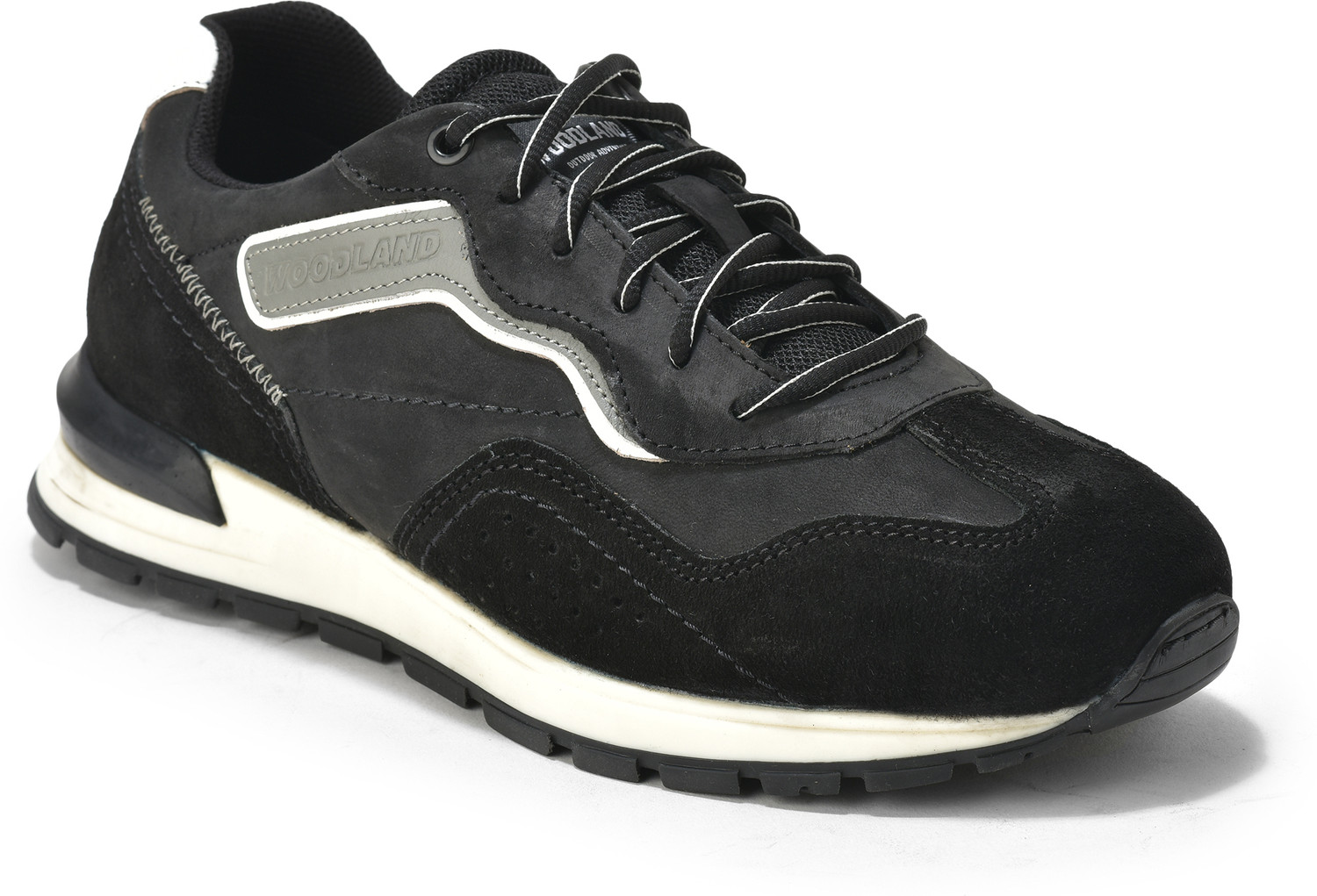 Image of WOODLAND Lace Up Lightweight Breathable Comfortable Daily Use Casuals For Men