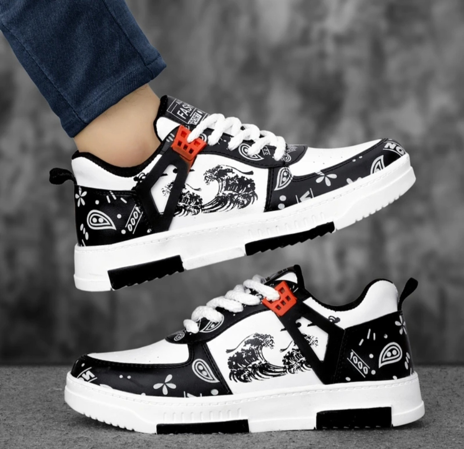 Image of Duckeyes Boys Lace Sneakers
