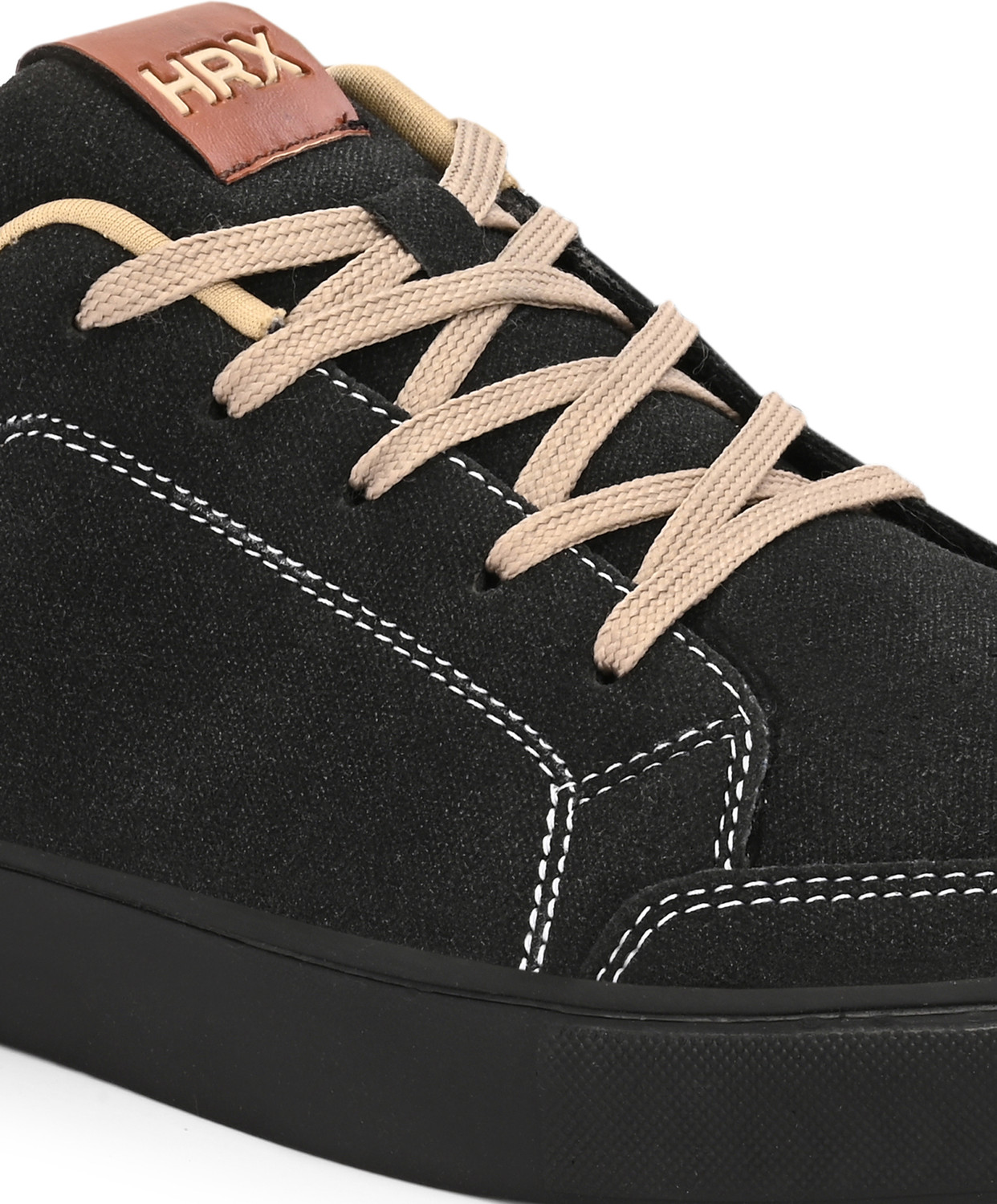 Image of HRX by Hrithik Roshan HX-411 03 Sneakers For Men (Black, 8)