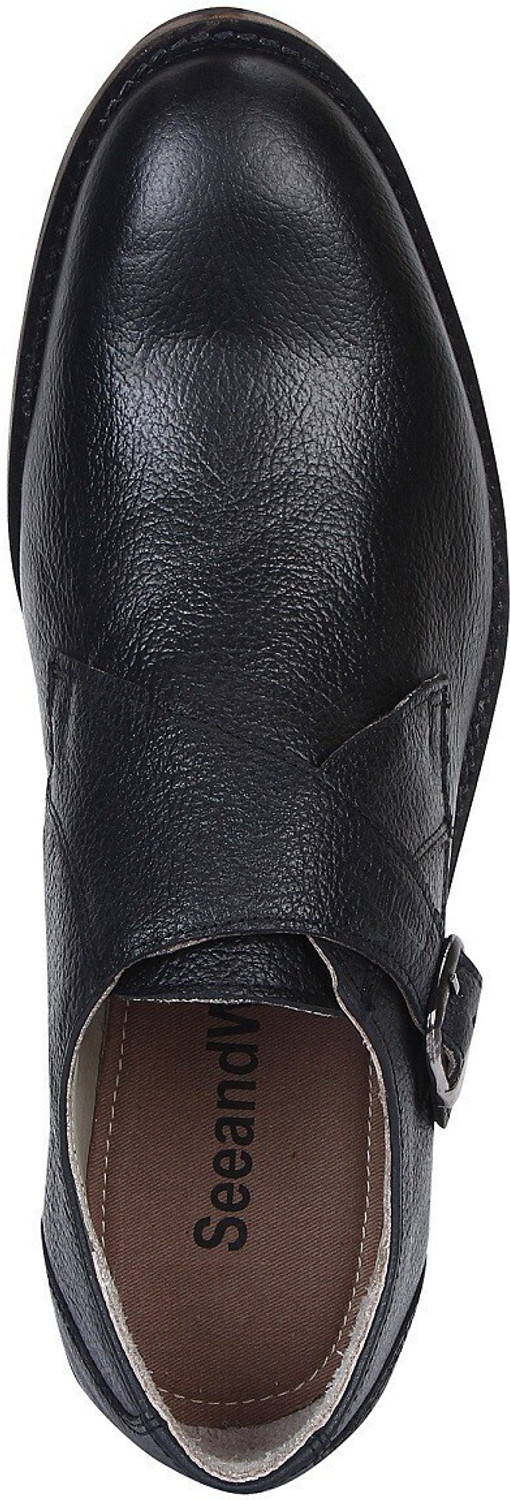 Image of SeeandWear Monk-263 Monk Strap For Men (Black, 11)