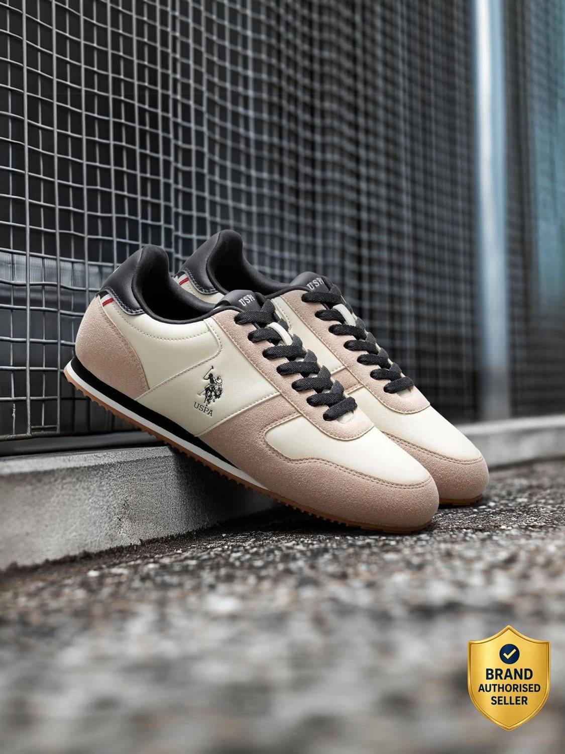 U.S. POLO ASSN. ENCO Sneakers for Men (Beige)