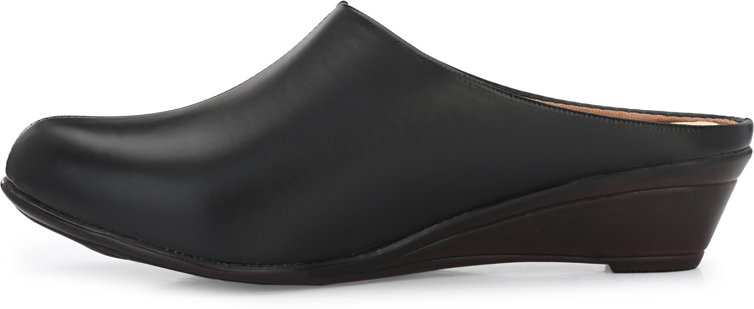 Image of FOOTLOOSE Women Flats Comfortable Slip On Backless Pointed Toe Mules Shoes Casuals For Women