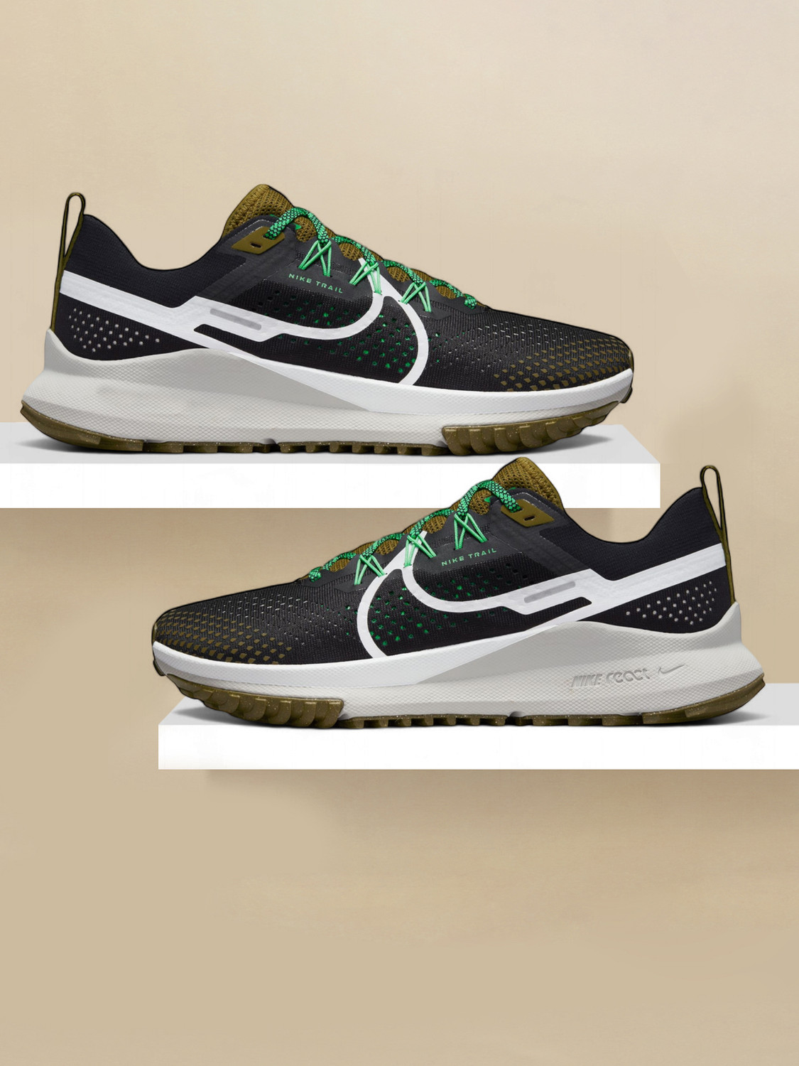 Image of NIKE NIKE REACT PEGASUS TRAIL 4 Running Shoes For Men