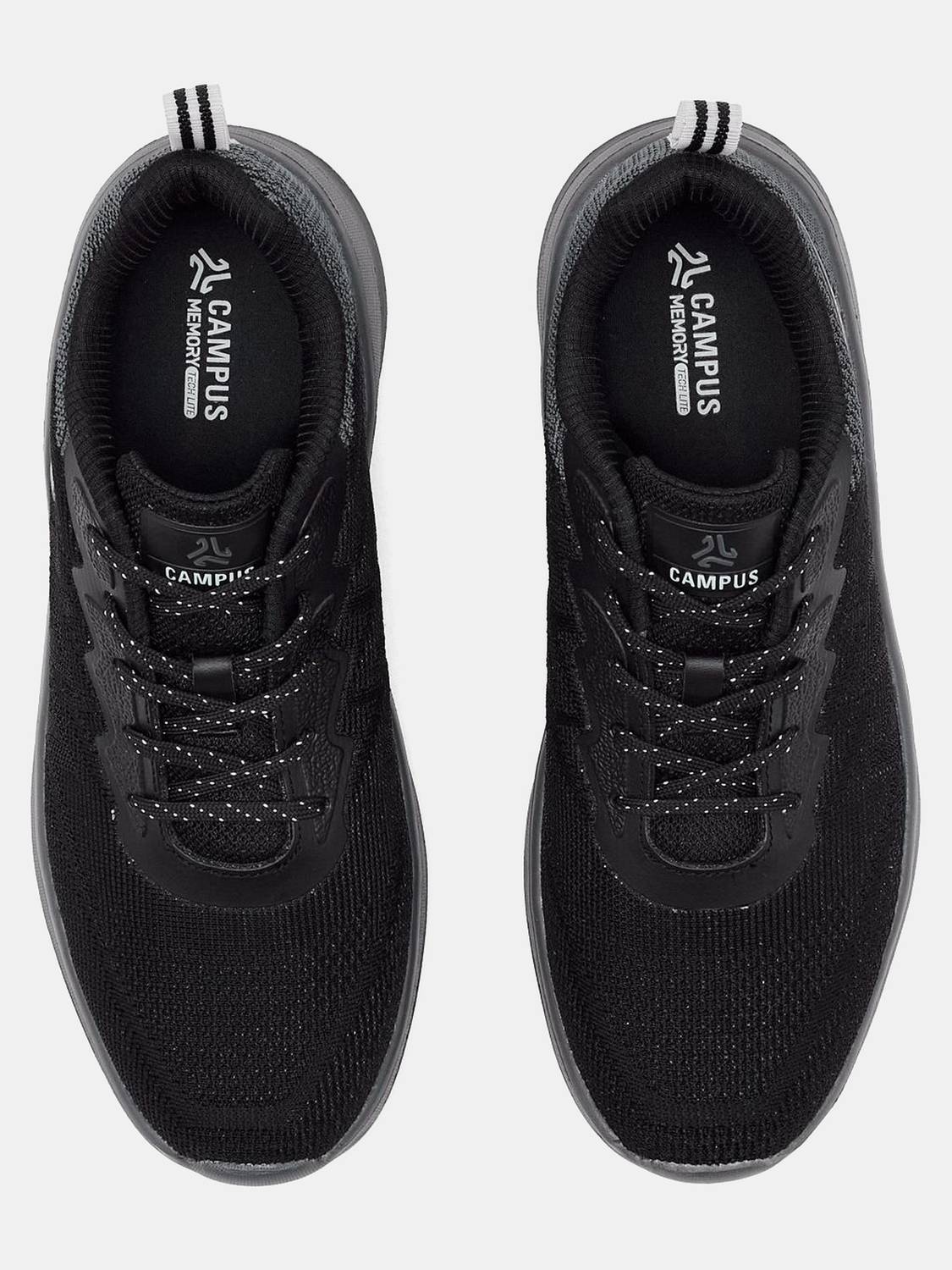CAMPUS FYBER Men's Black Running Shoes - Image 4