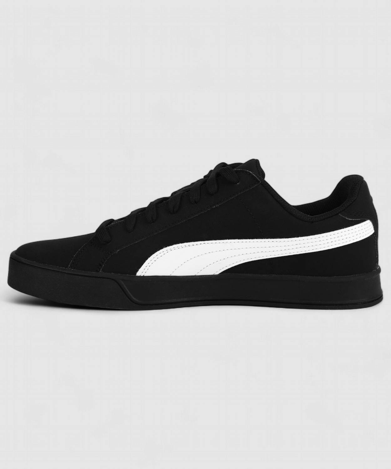PUMA Smash Vulc Black Men's Sneakers - Image 4