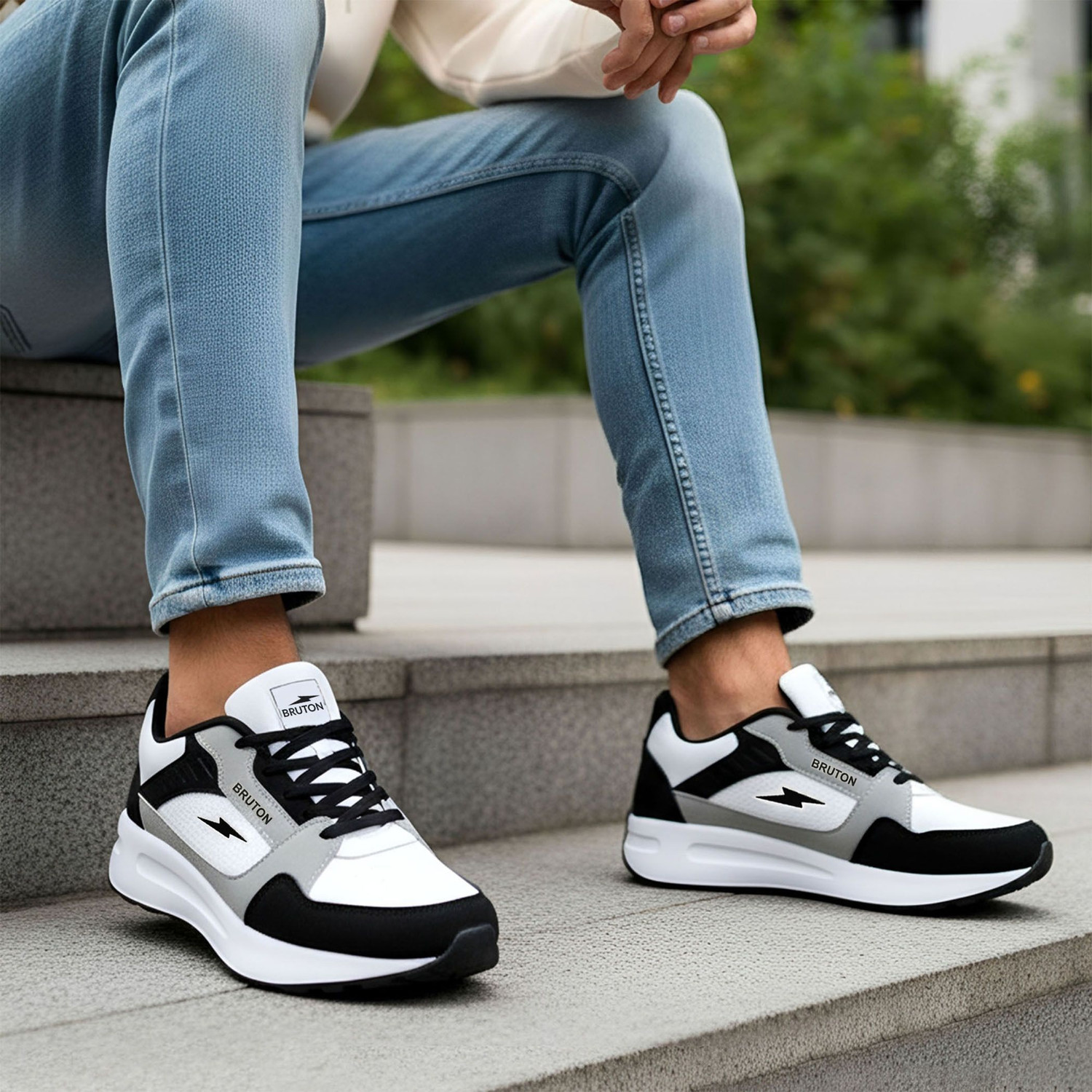 Image of BRUTON Nexa-619 Men's Lifestyle Sneakers for Elevated Everyday Style Sneakers For Men