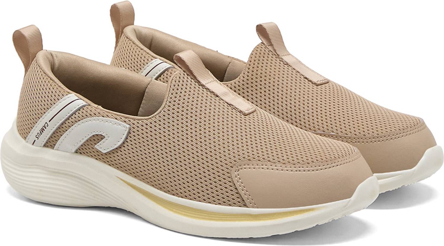 CAMPUS AMBLE Walking Shoes for Women (Beige) - Image 2