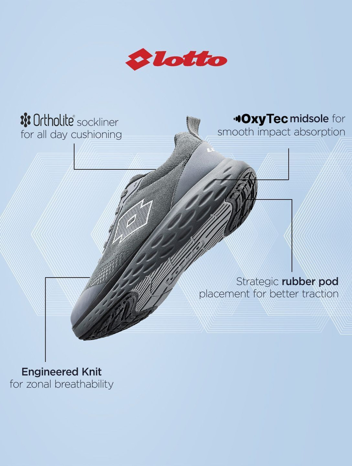 Image of LOTTO Aerostep Running Shoes For Men
