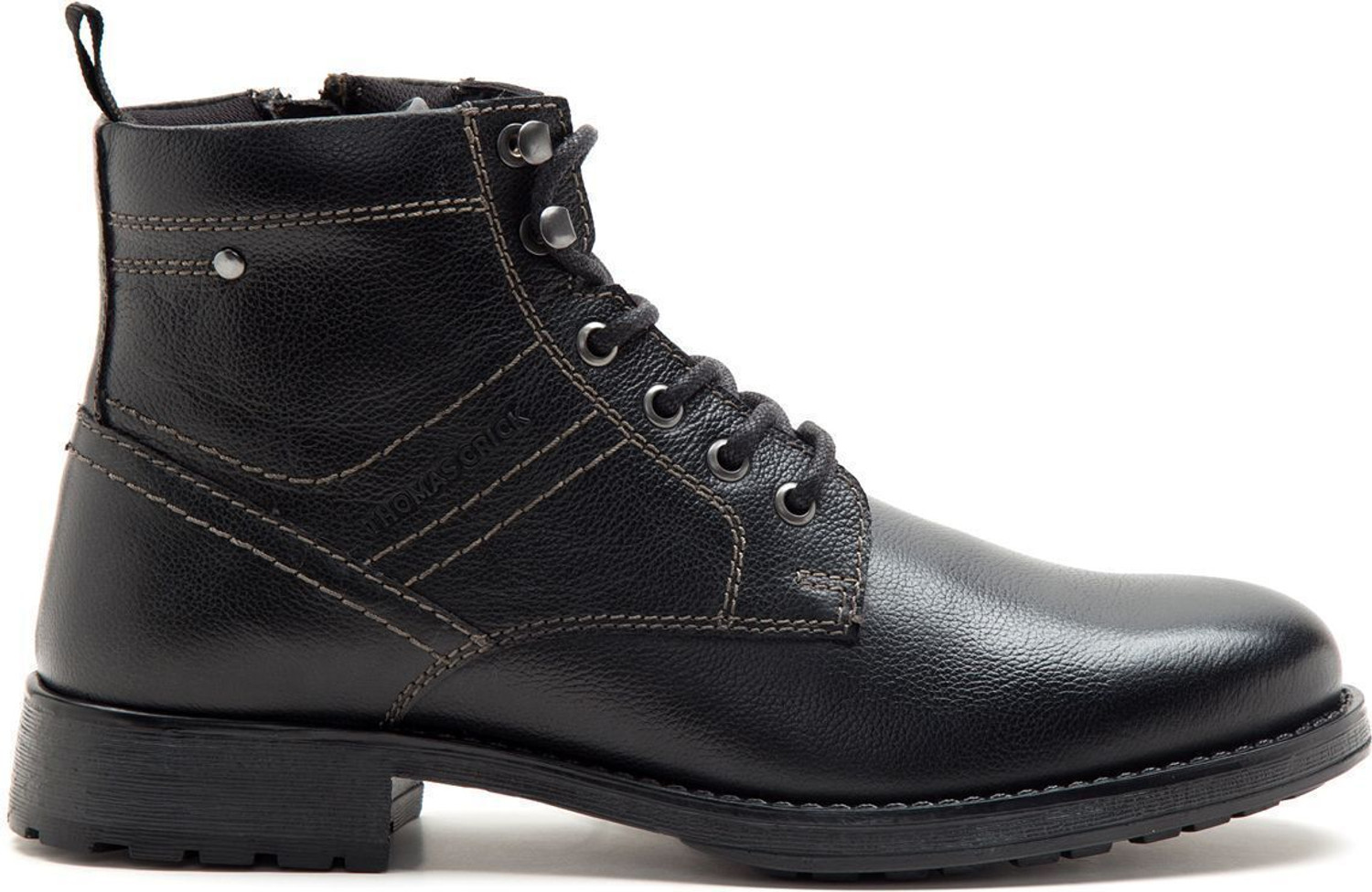 Image of THOMAS CRICK Ultimate Durable Stylish Outdoor Leather Biker Boots For Men