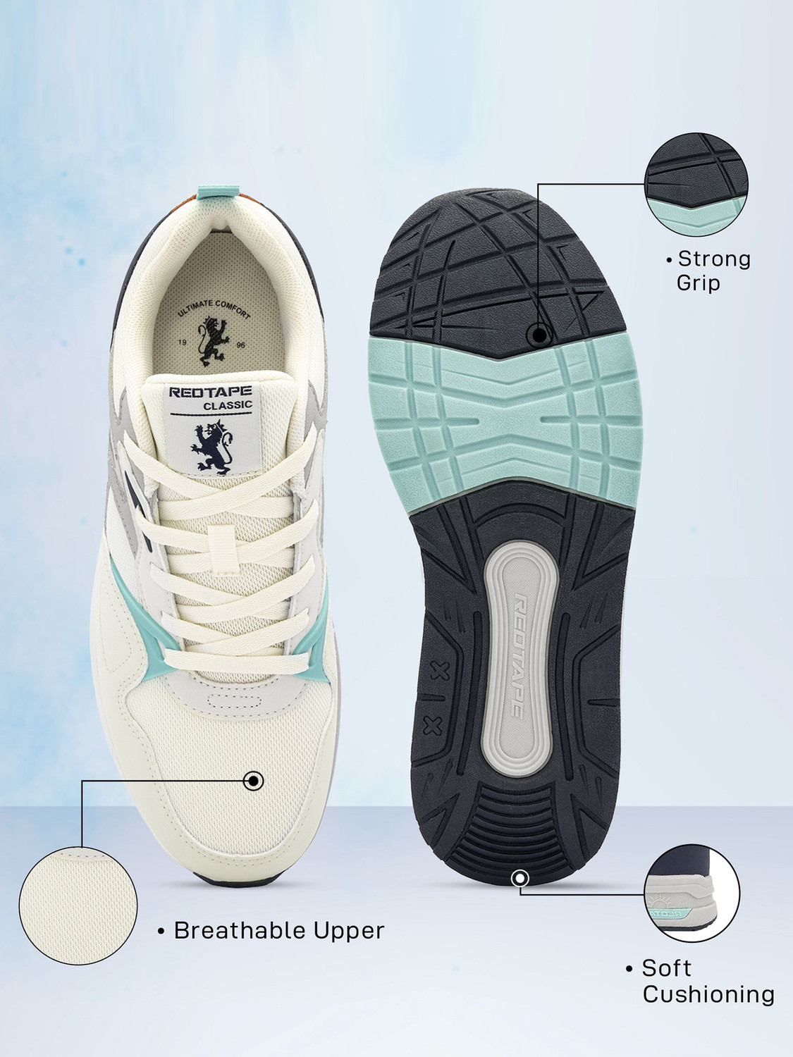 Image of RED TAPE Men's Lifestyle Sneakers for Daily Ease and Street Style Sneakers For Men
