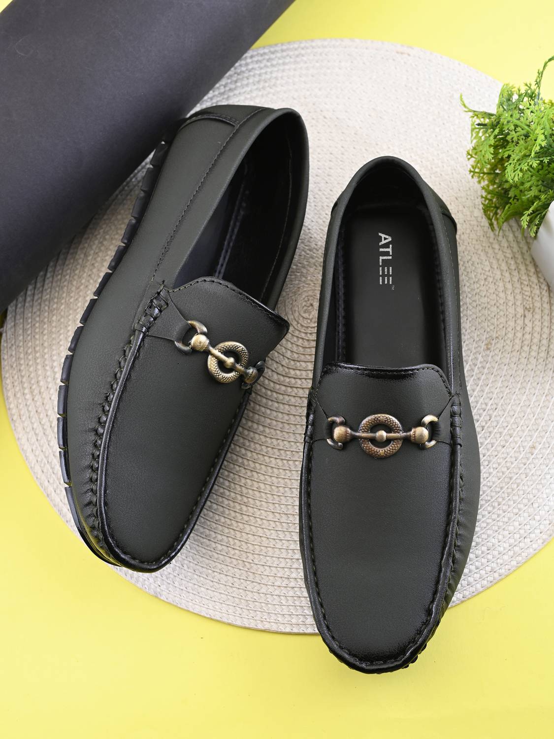 Atlee Men’s Loafers | Slip-On Casual Formal Shoes | Lightweight & Comfortable Loafers For Men