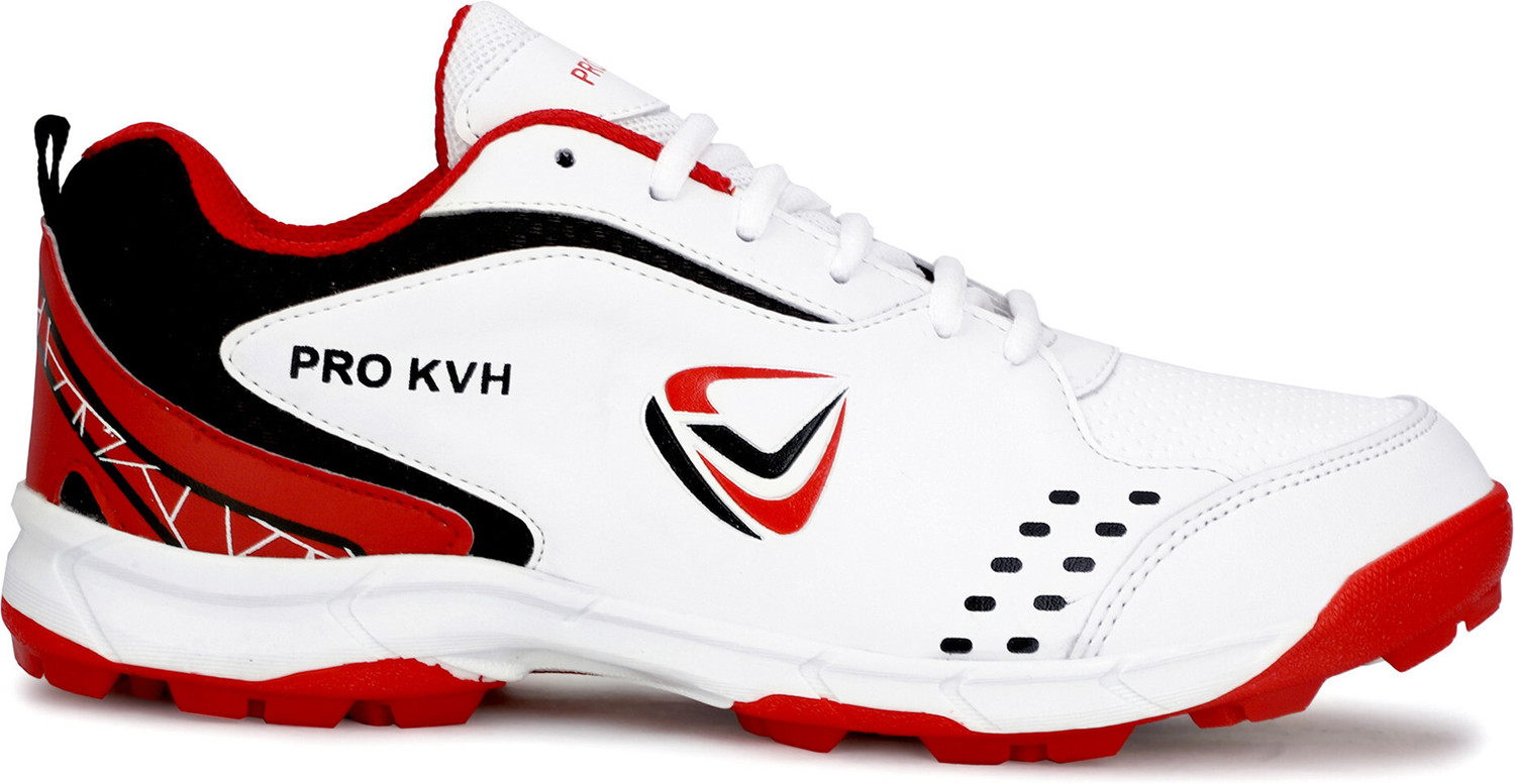 Image of PRO KVH Lightweight & Durable All-Round Performance Cricket Shoes|PVC Studs Spikes Cricket Shoes For Men
