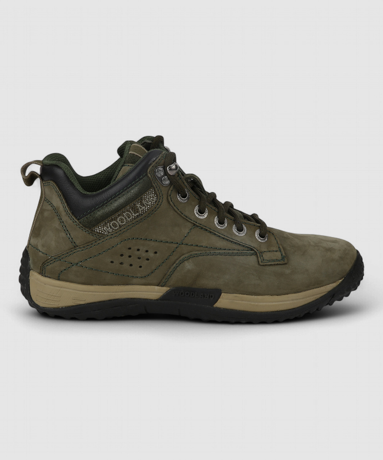 Image of WOODLAND Lace Up Lightweight Breathable Comfortable Daily Use Casuals For Men