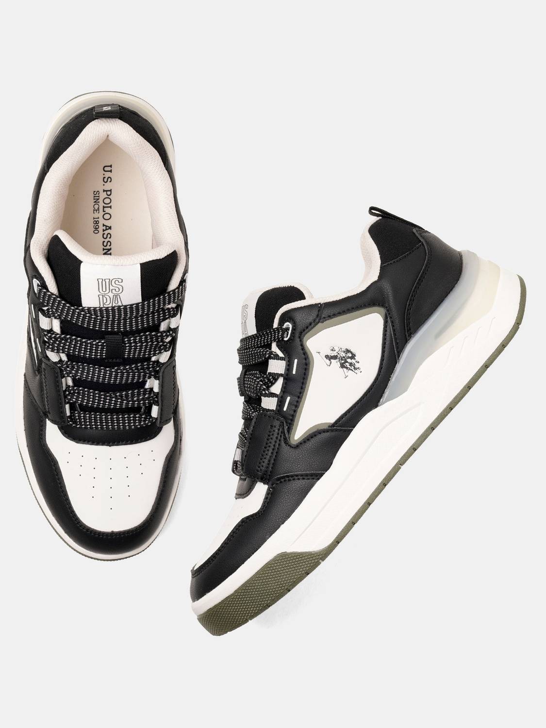 U.S. POLO ASSN. VANDER Men's Black Sneakers - Image 2