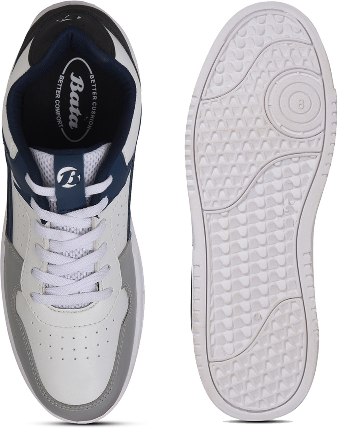 Image of Bata Bata Men's Casual Lace-Up Sneakers - Navy (7Uk) Sneakers For Men