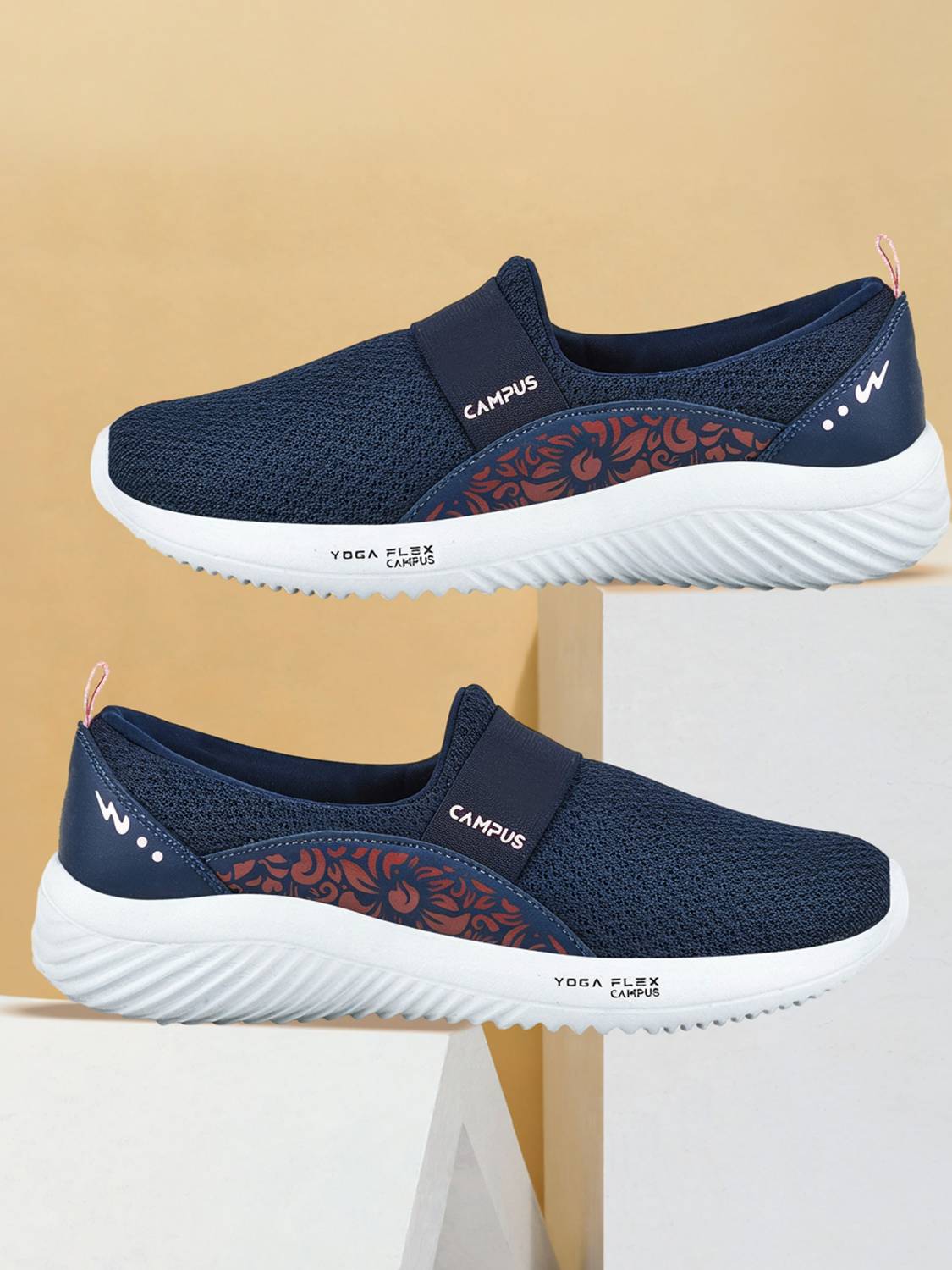 CAMPUS CAMP ELOY Walking Shoes For Women (Navy , 5)