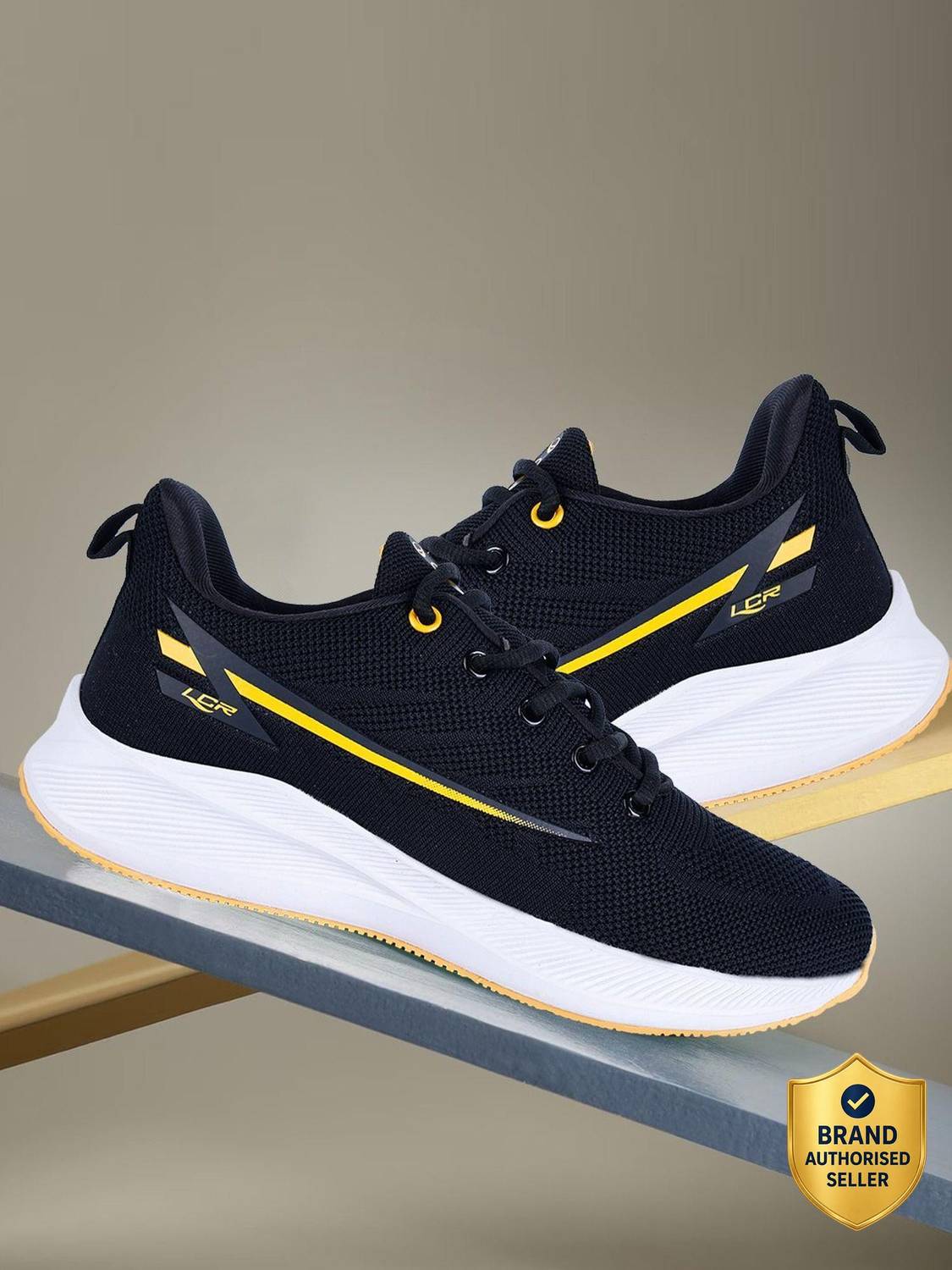 LANCER BOSS-2 Black Running Shoes For Men - Image 1