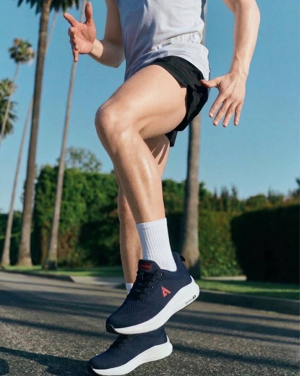 Comfortable Lightweight Breathable Durable Running Lace-Up Running Shoes For Men - Image 3