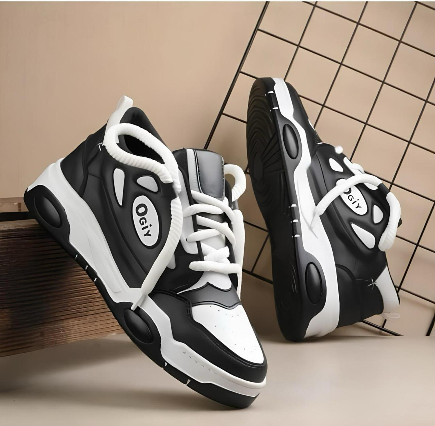 Image of TrendWalk Trendwalk luxury Stylish Light Weight Sneakers For Men (BLACK} Sneakers For Men