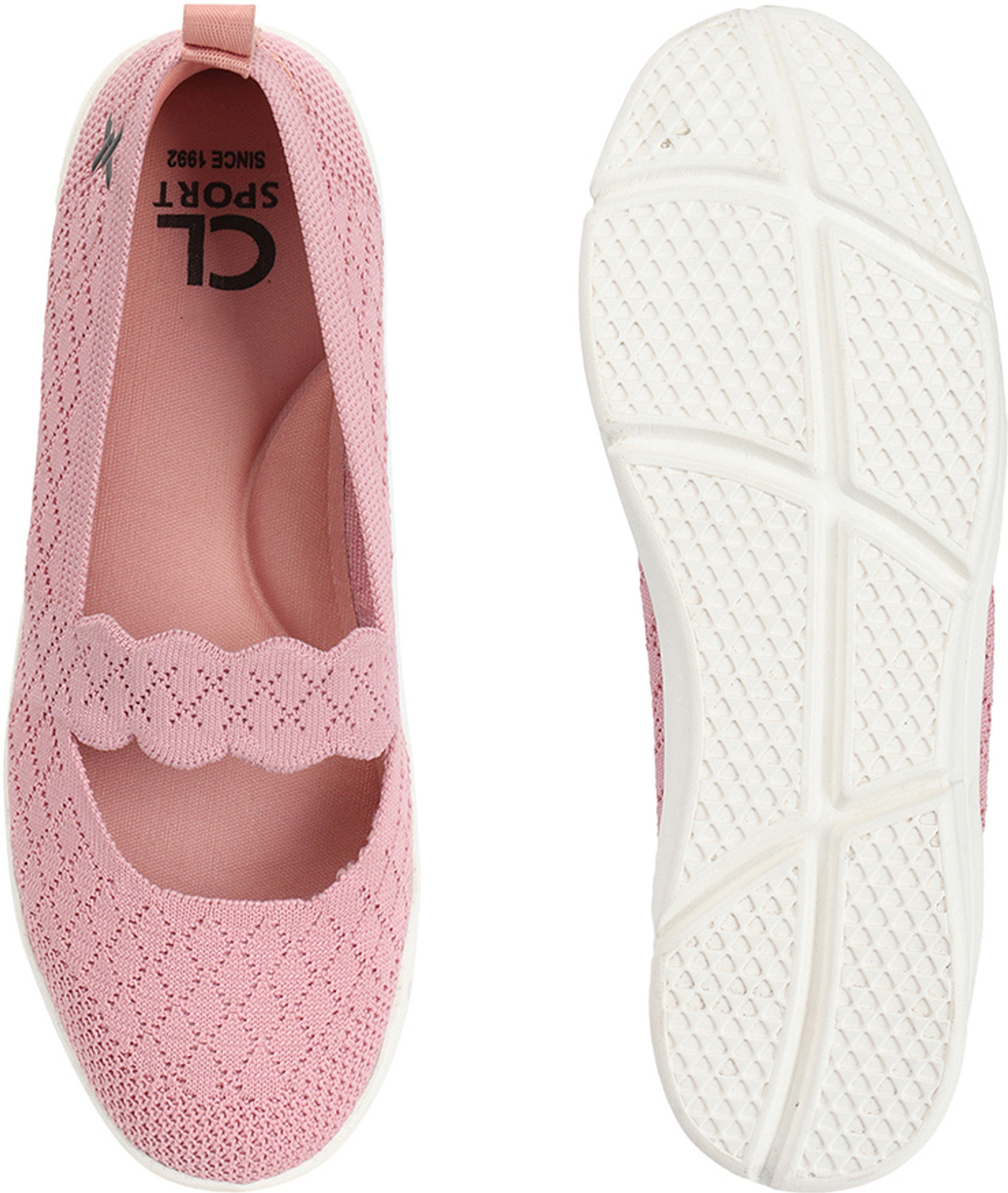 Image of CARLTON LONDON Women Mesh Flyknit Slip-On Lightweight Shoes Women Bellies