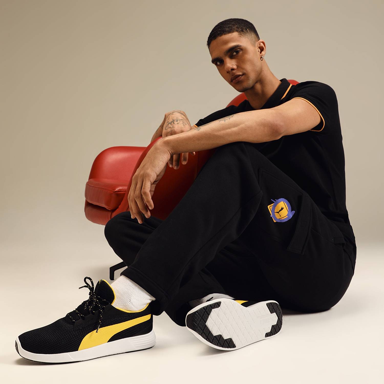 PUMA Buzz Sneakers For Men - Black - Image 2