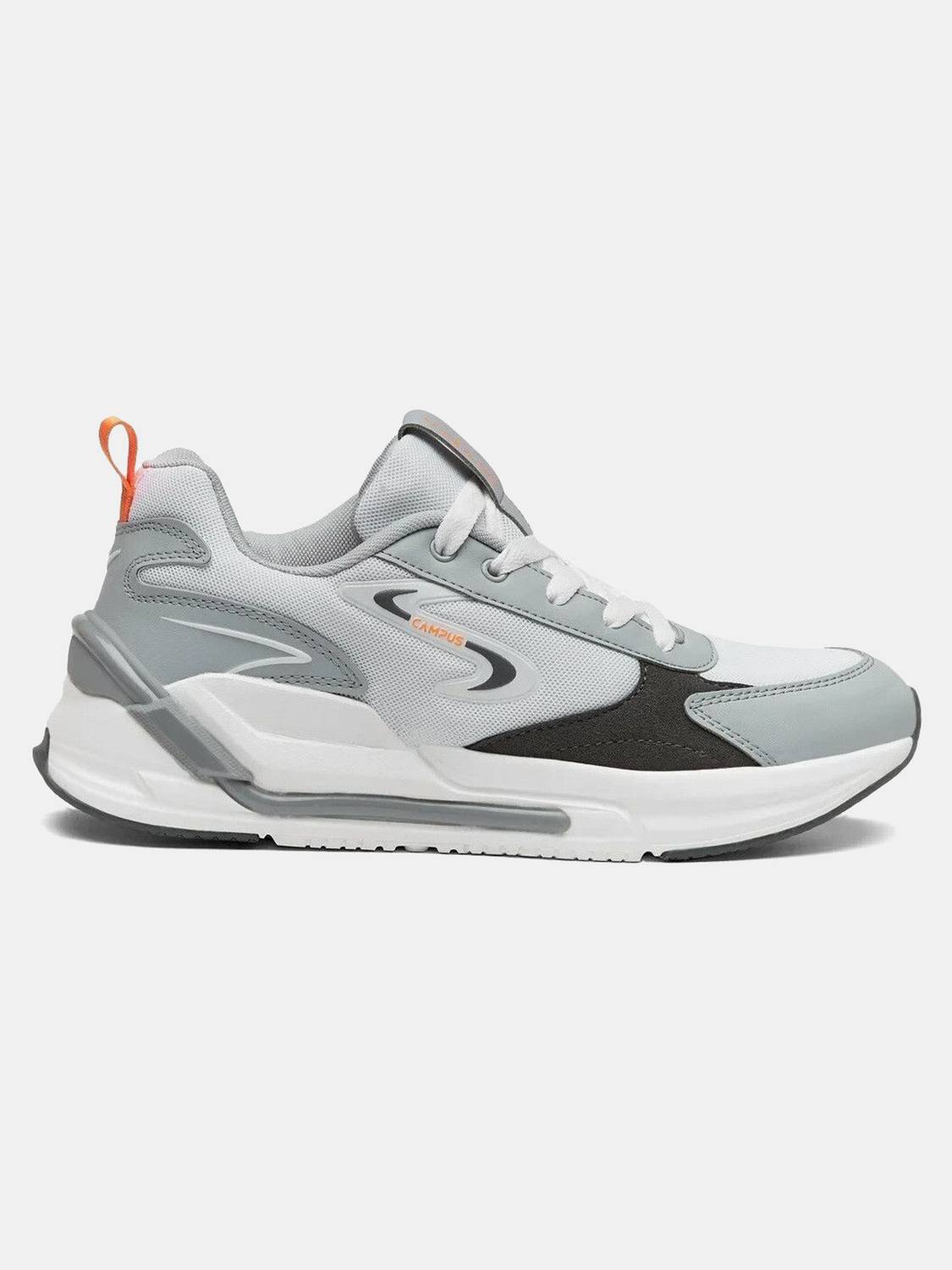 CAMPUS LEVEL Men's White Running Shoes - Image 2