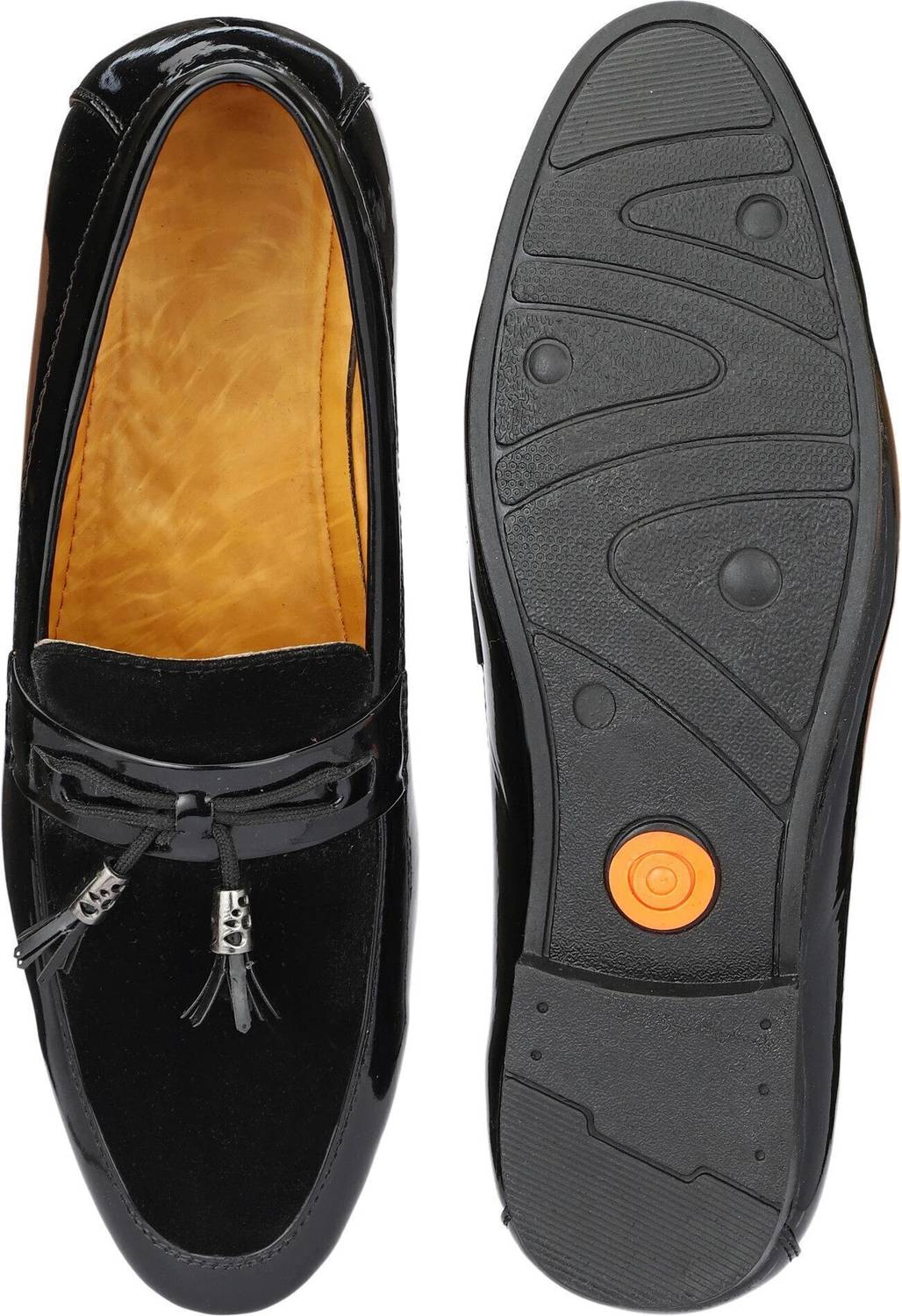 Wakins Men's Black Partywear Loafers - Image 4