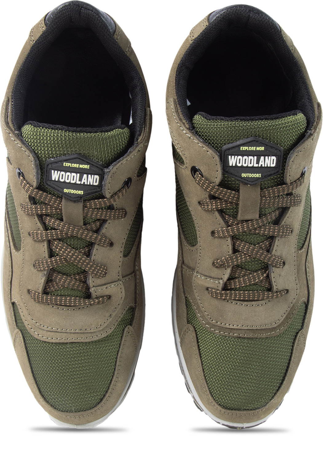 Image of WOODLAND Lace Up Lightweight Breathable Comfortable Daily Use Casuals For Men