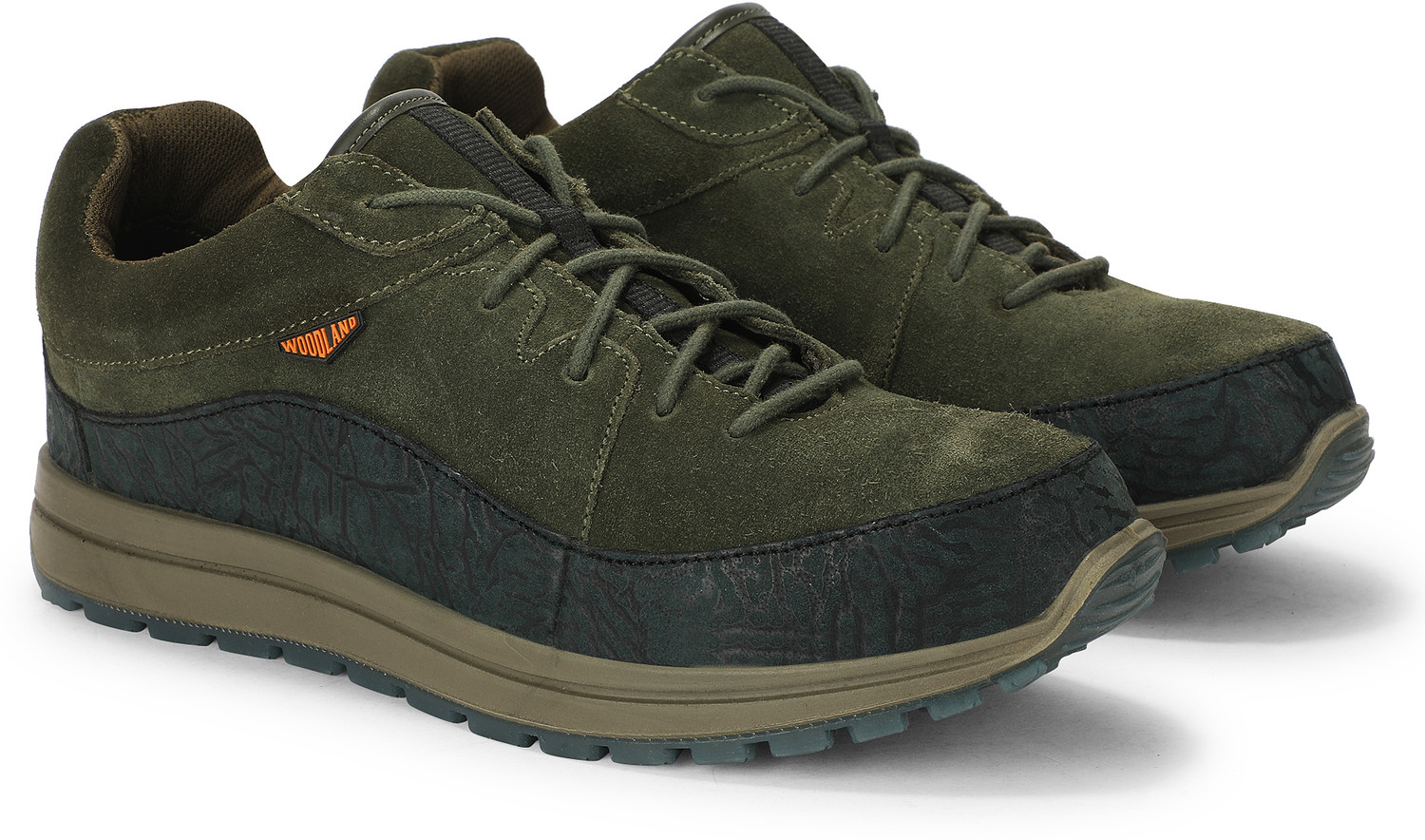 Image of WOODLAND Lace Up Lightweight Breathable Comfortable Daily Use Casuals For Men