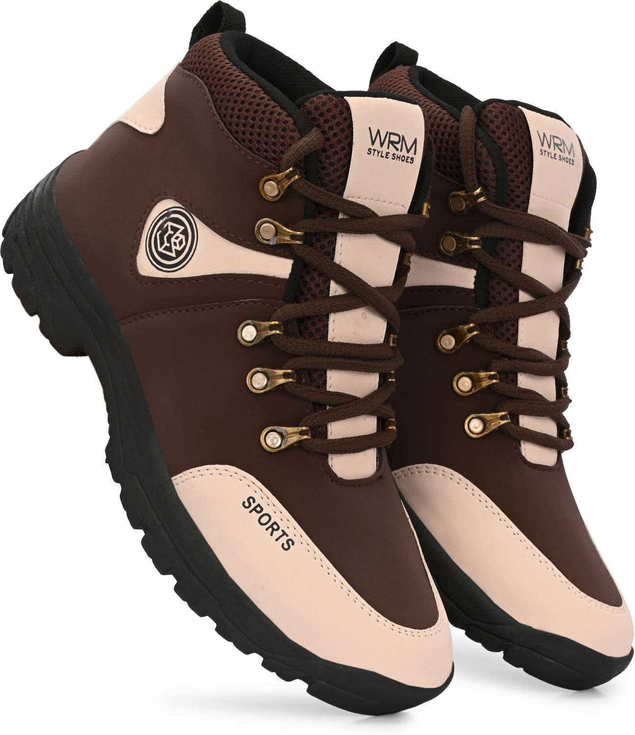 WRM Men’s High-Ankle Trekking & Hiking Boots - Image 1