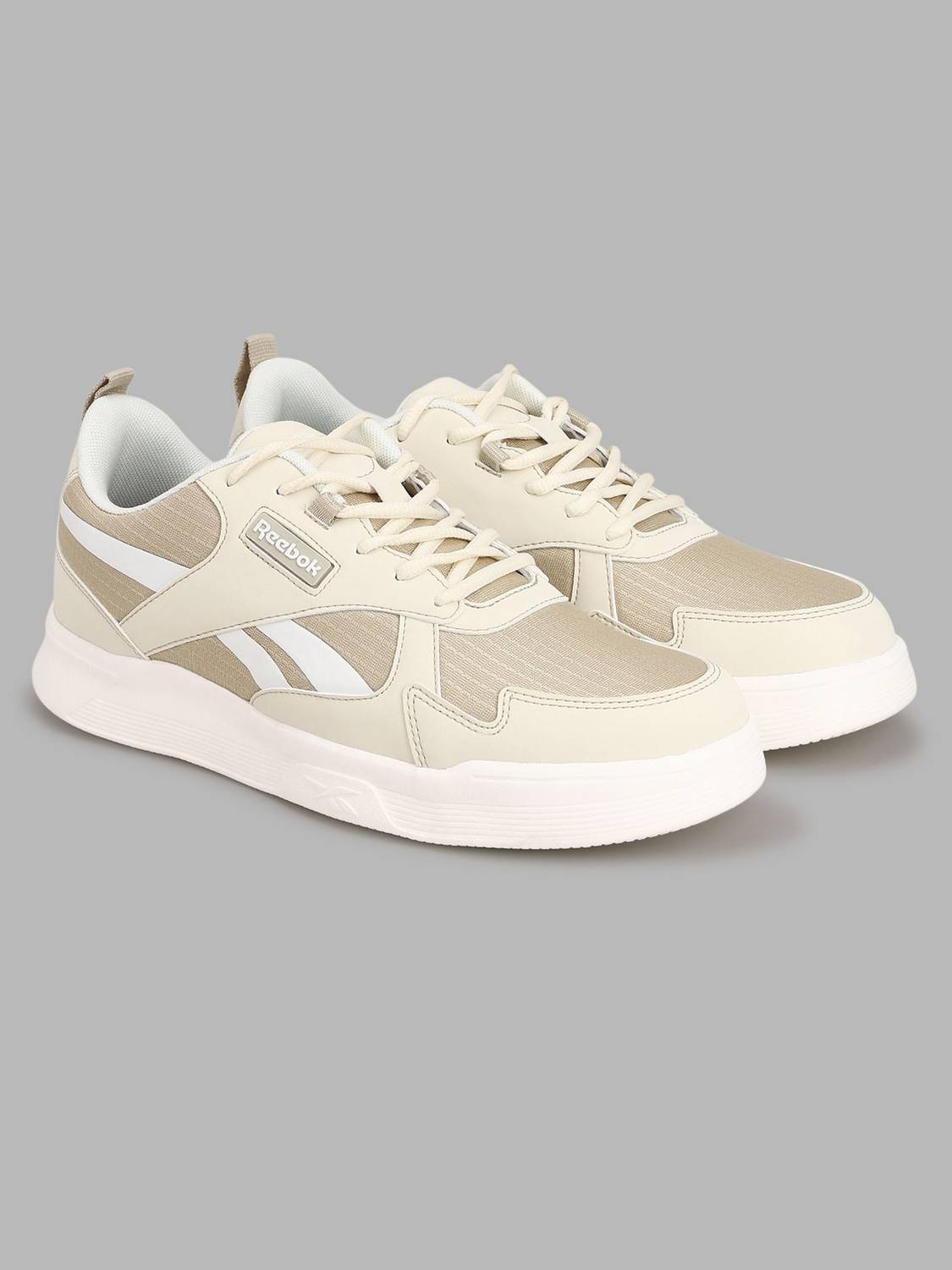REEBOK Streetcourt Vortex Men's Beige Sneakers - Image 2