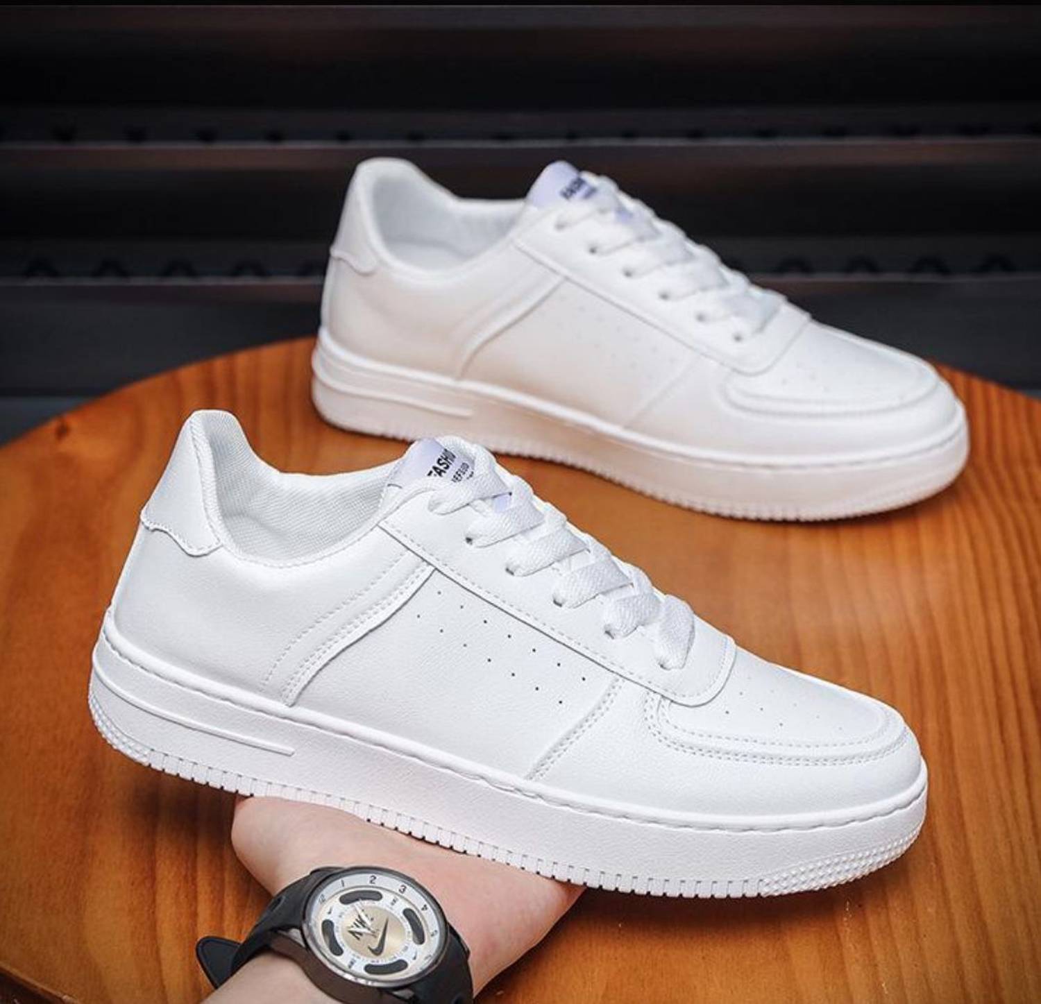 STEPHUB Men's White Sneakers - Image 3