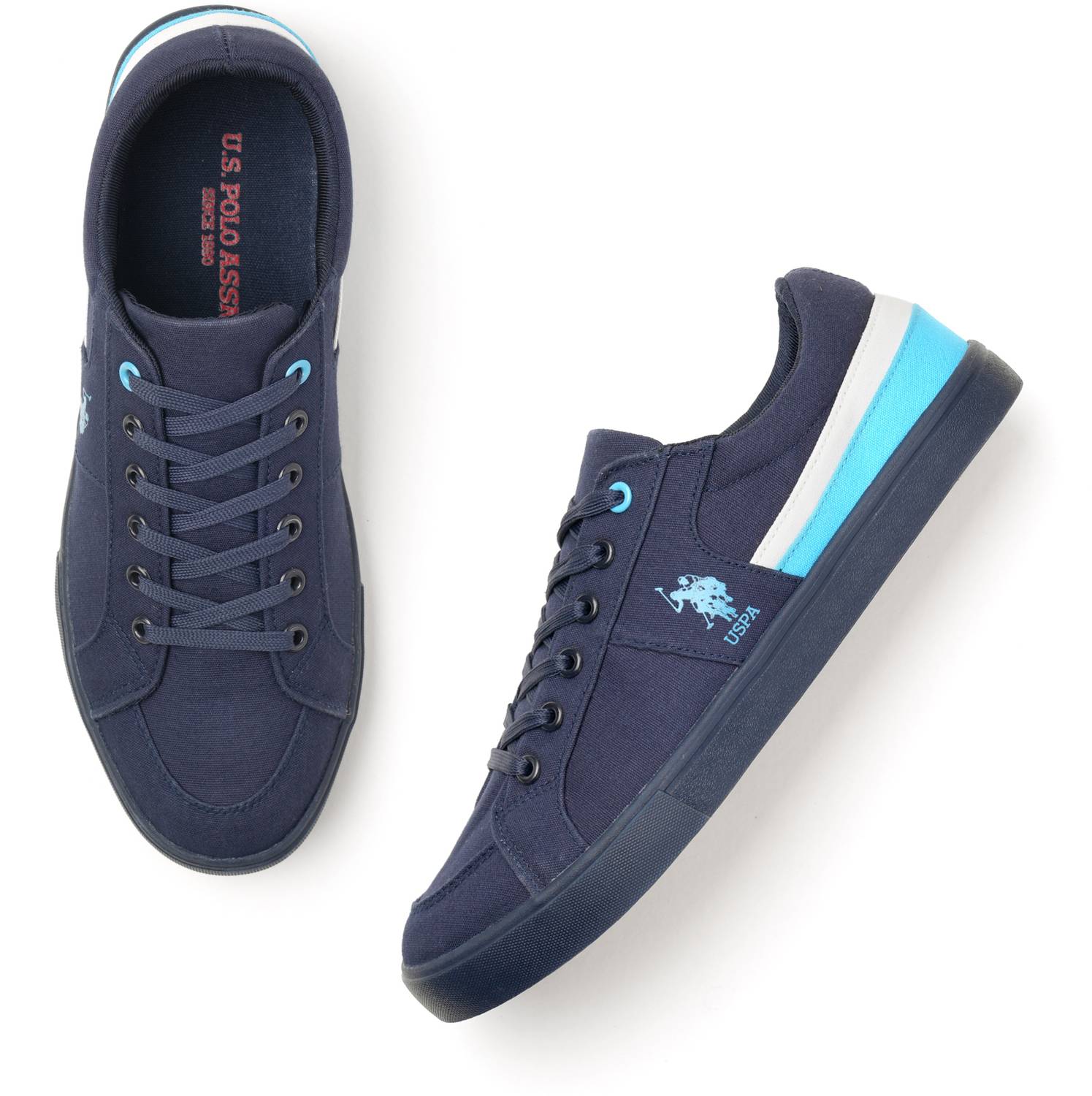 U.S. POLO ASSN. CLARKIN 4.0 Men's Blue Sneakers - Image 2