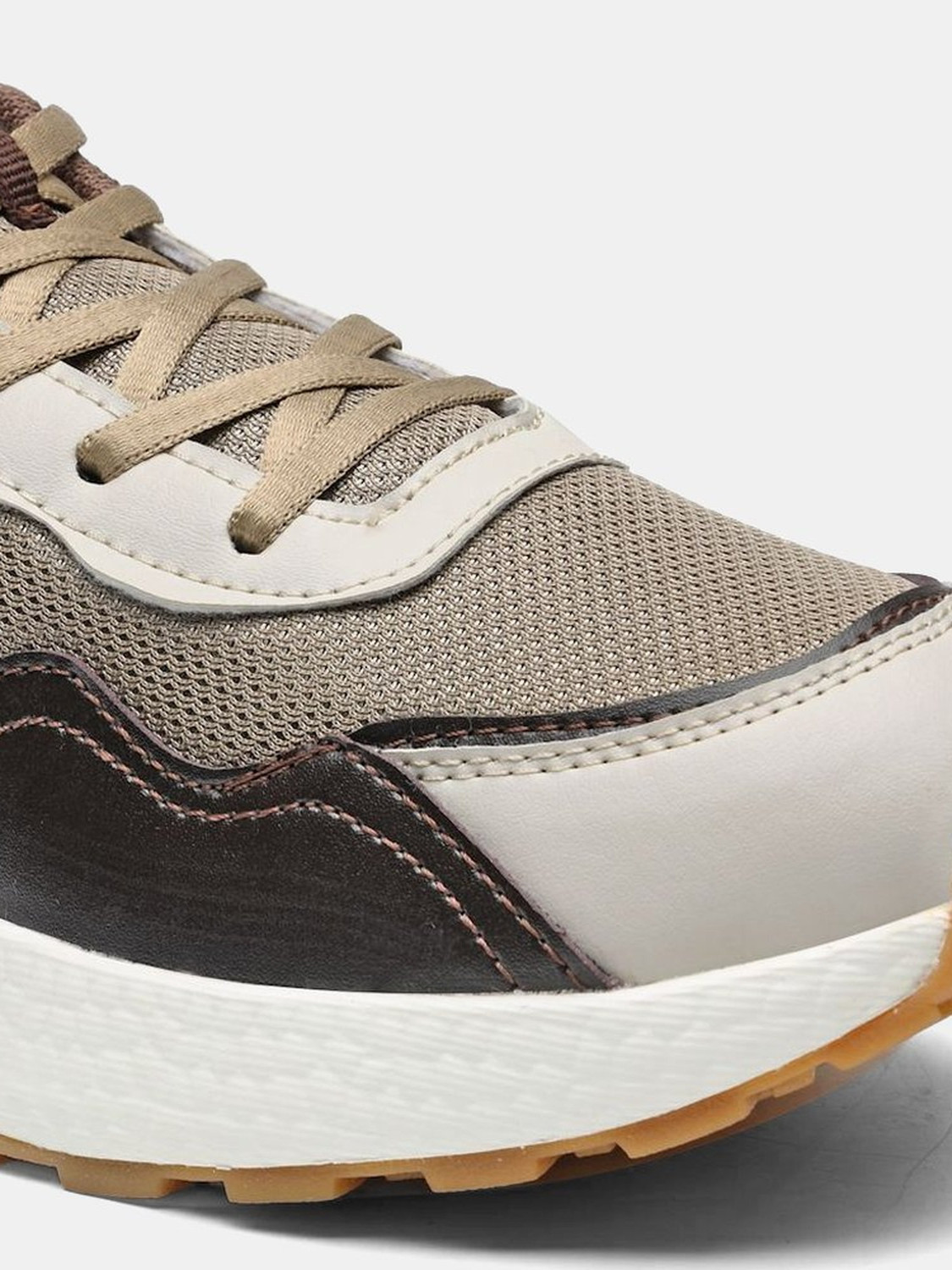 Image of action SNKR-601 Trendy Comfortable Durable Breathable Casual Lace-Up Sneakers For Men