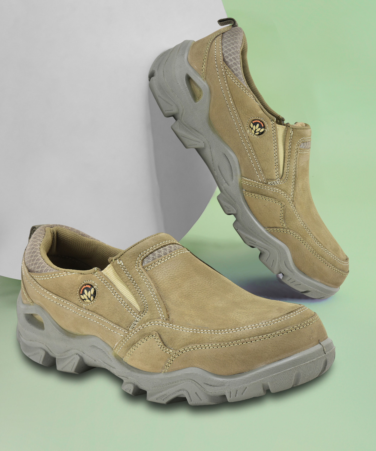 Image of WOODLAND Slip On Lightweight Comfortable Easy Wear Casuals For Men