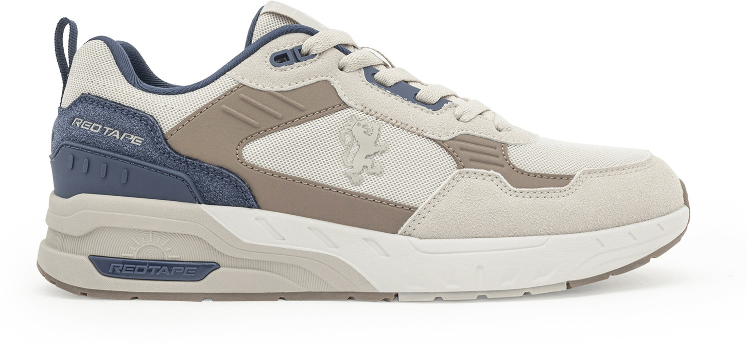Image of RED TAPE Lifestyle Sneakers for Men in Beige Navy | Lifestyle Sneakers Sneakers For Men