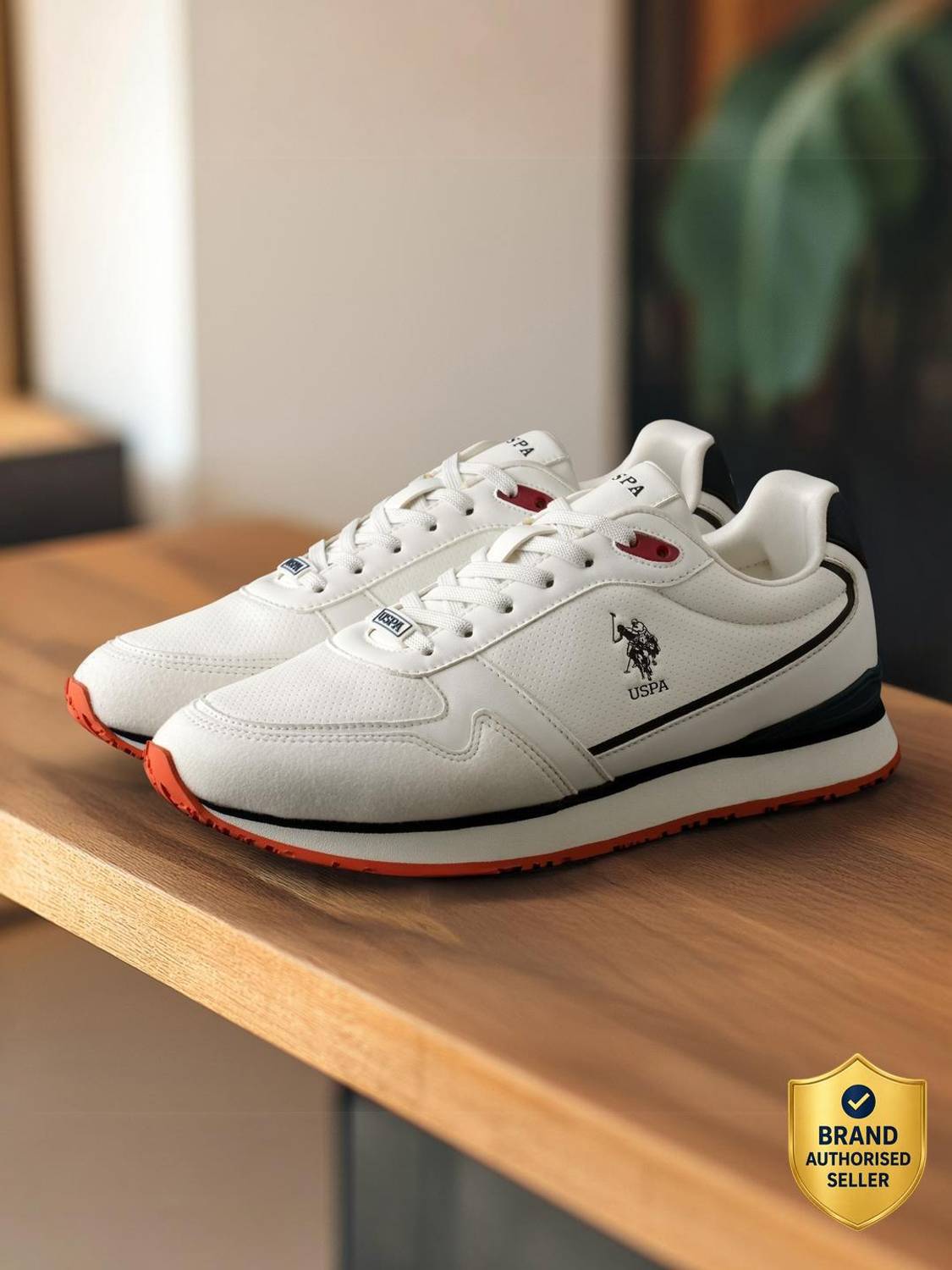 U.S. POLO ASSN. LOWEN 2.0 Men's White Sneakers - Image 2