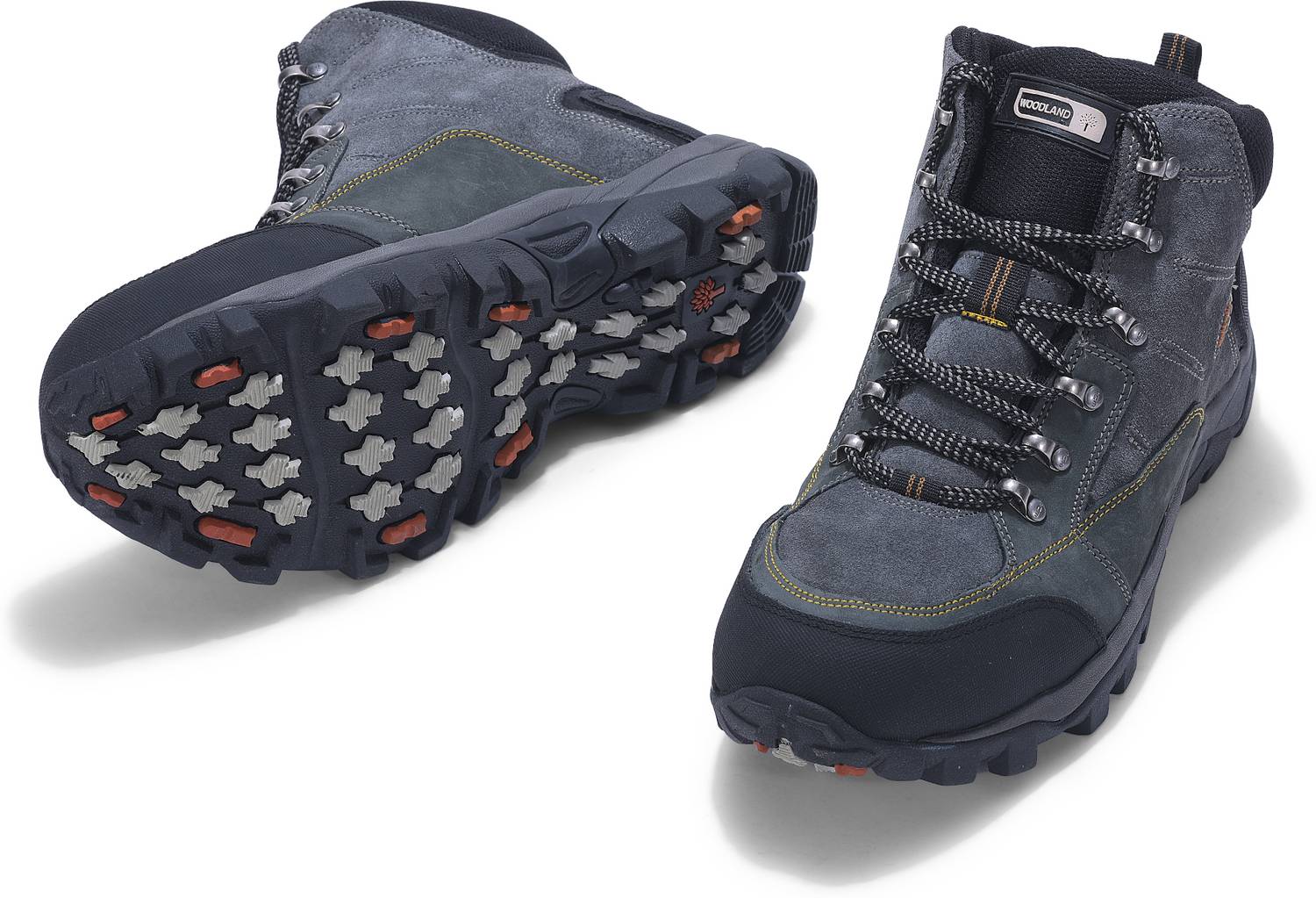 WOODLAND Outdoor Durable High Ankle Boots for Men - Image 4