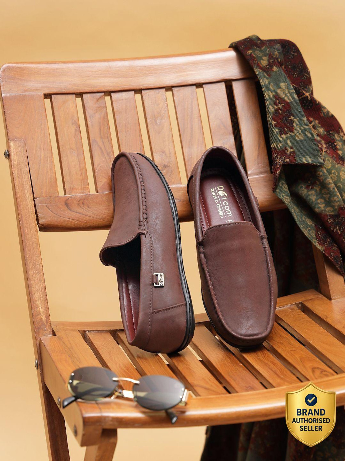Image of action Microfiber Classy Trendy Comfortable lightweight Formal Slip-On Loafers For Men