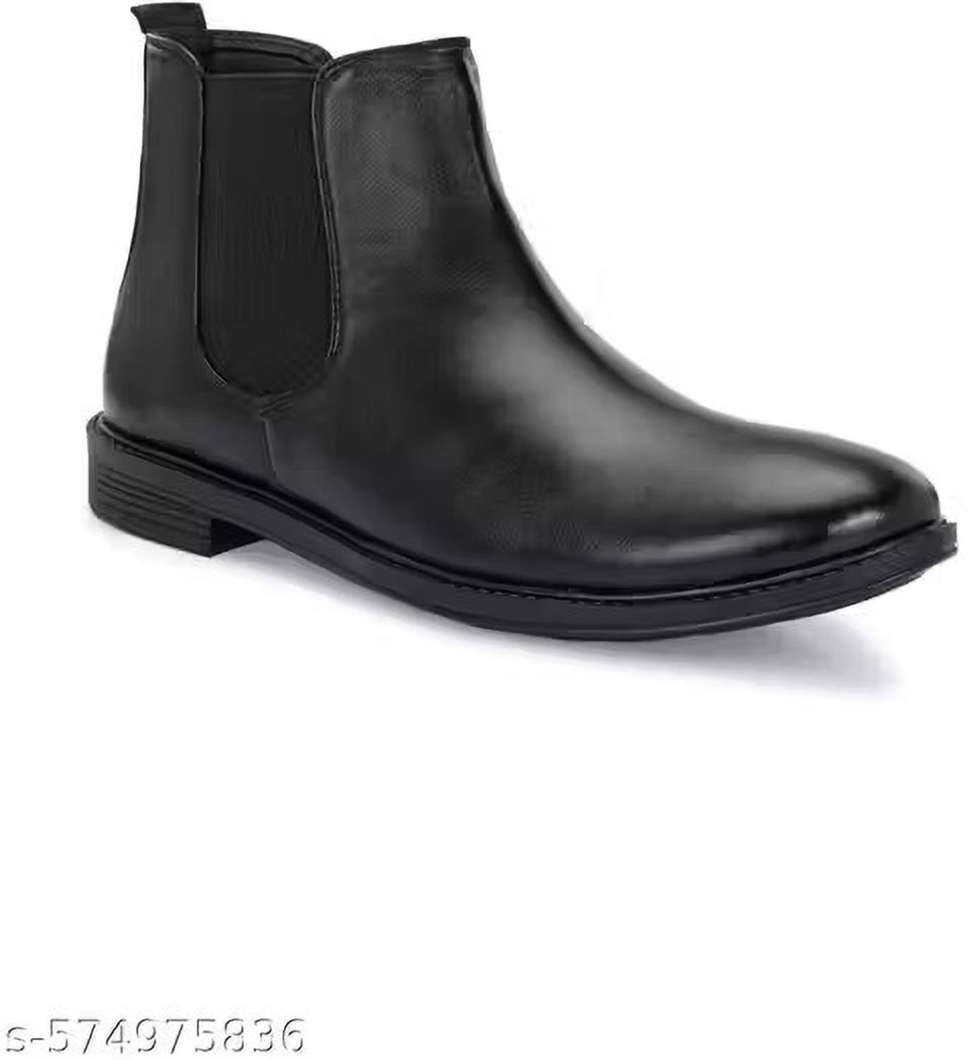 TRM Men's Black Boots - Image 2
