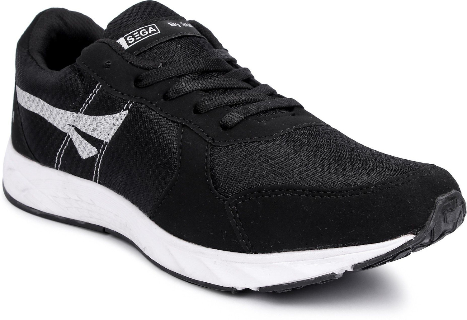 Image of SEGA Black Marathon Running Shoes For Men