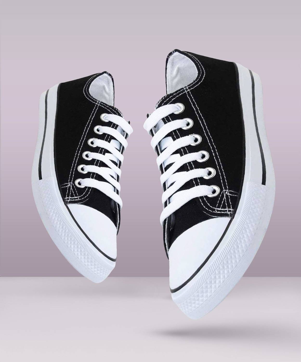 HOCKWOOD Men's White Canvas Sneakers