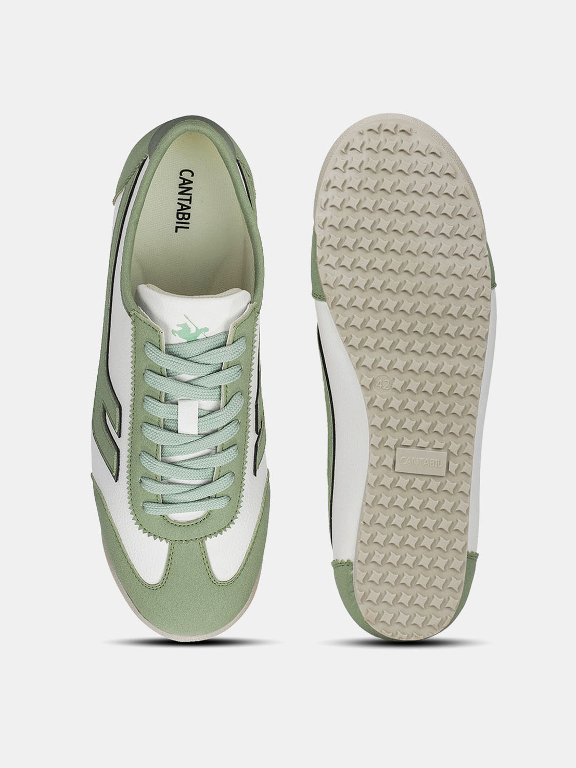 Image of CANTABIL Cantabil Colourblock Casual Sneakers for Men l Lightweight with Cushioned Insole Sneakers For Men